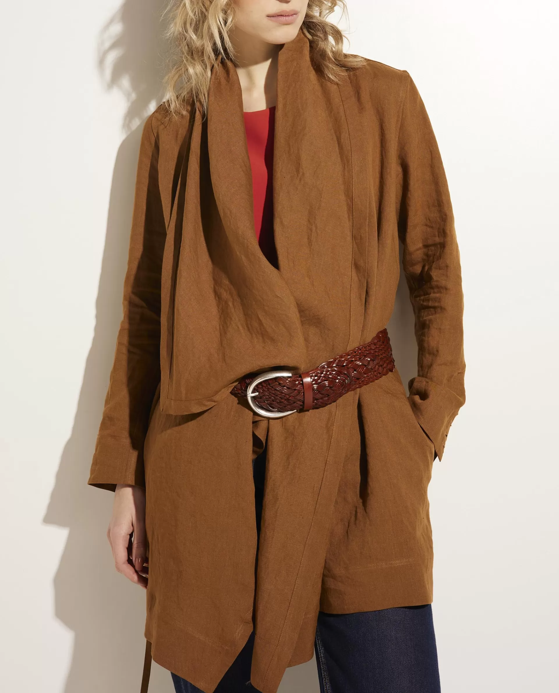 Sale Gevlochten Leren Riem Vrouwen Accessoires