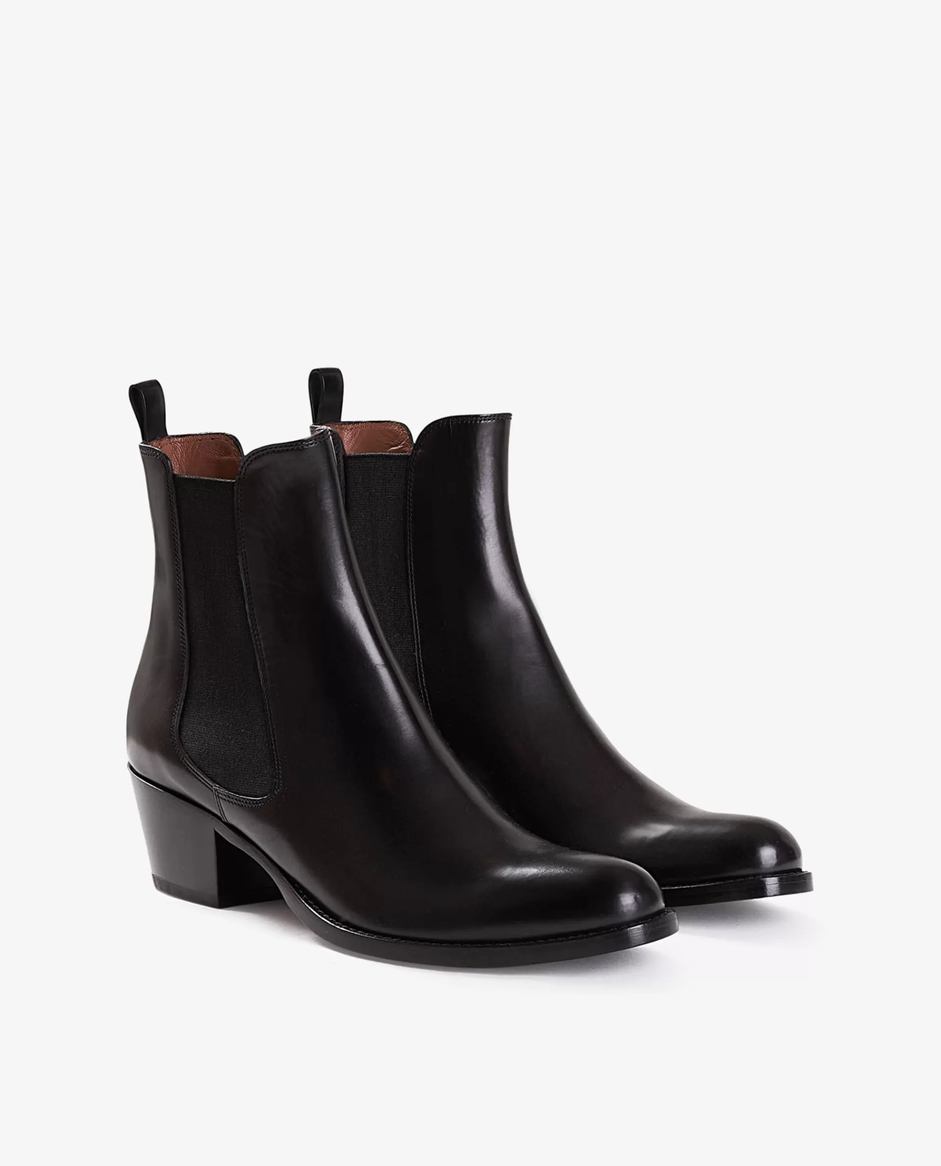 Store Halfhoge Leren Laarzen Vrouwen Schoenen