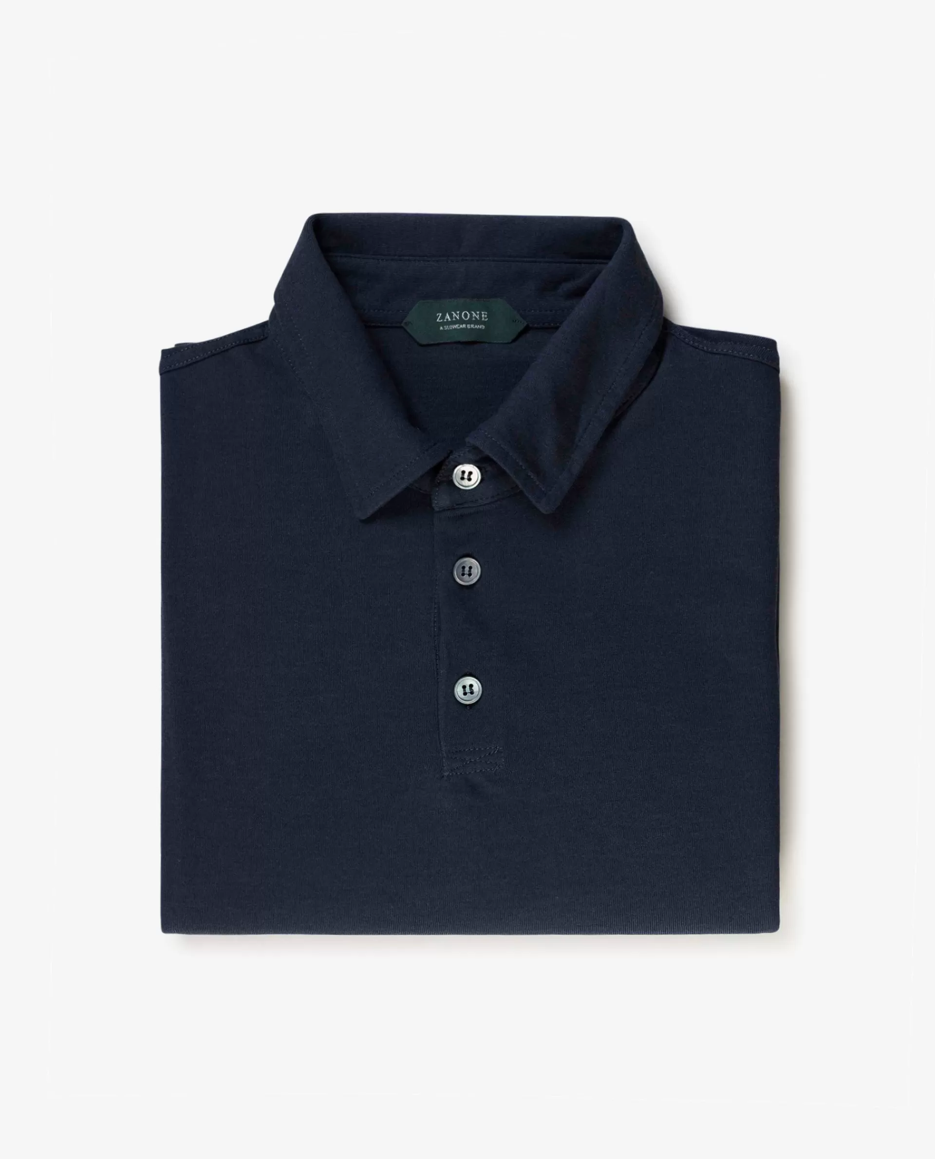 New Ice Cotton Lange Mouw Polo Mannen Polo