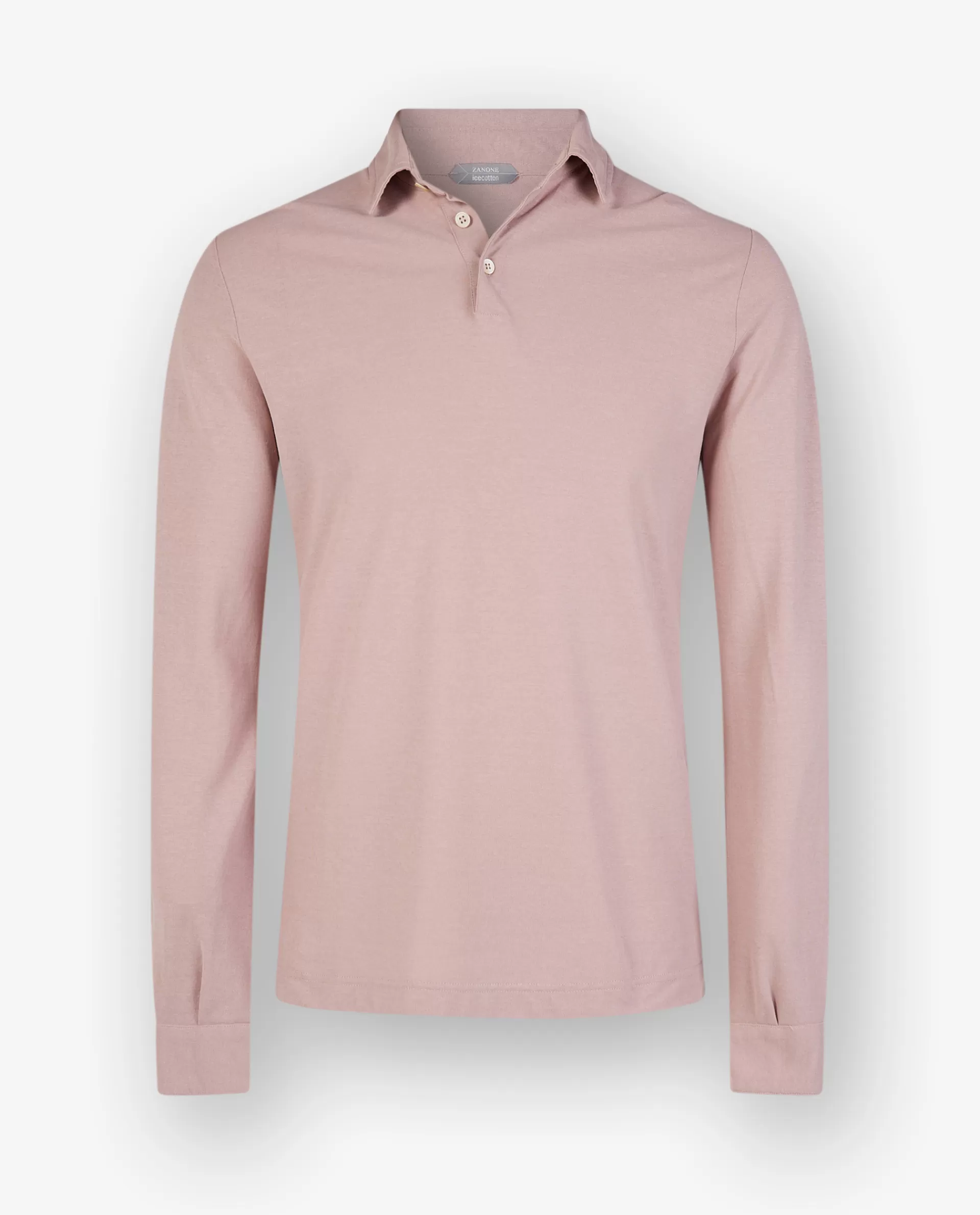 Flash Sale Ice Cotton Lange Mouw Polo Mannen Polo