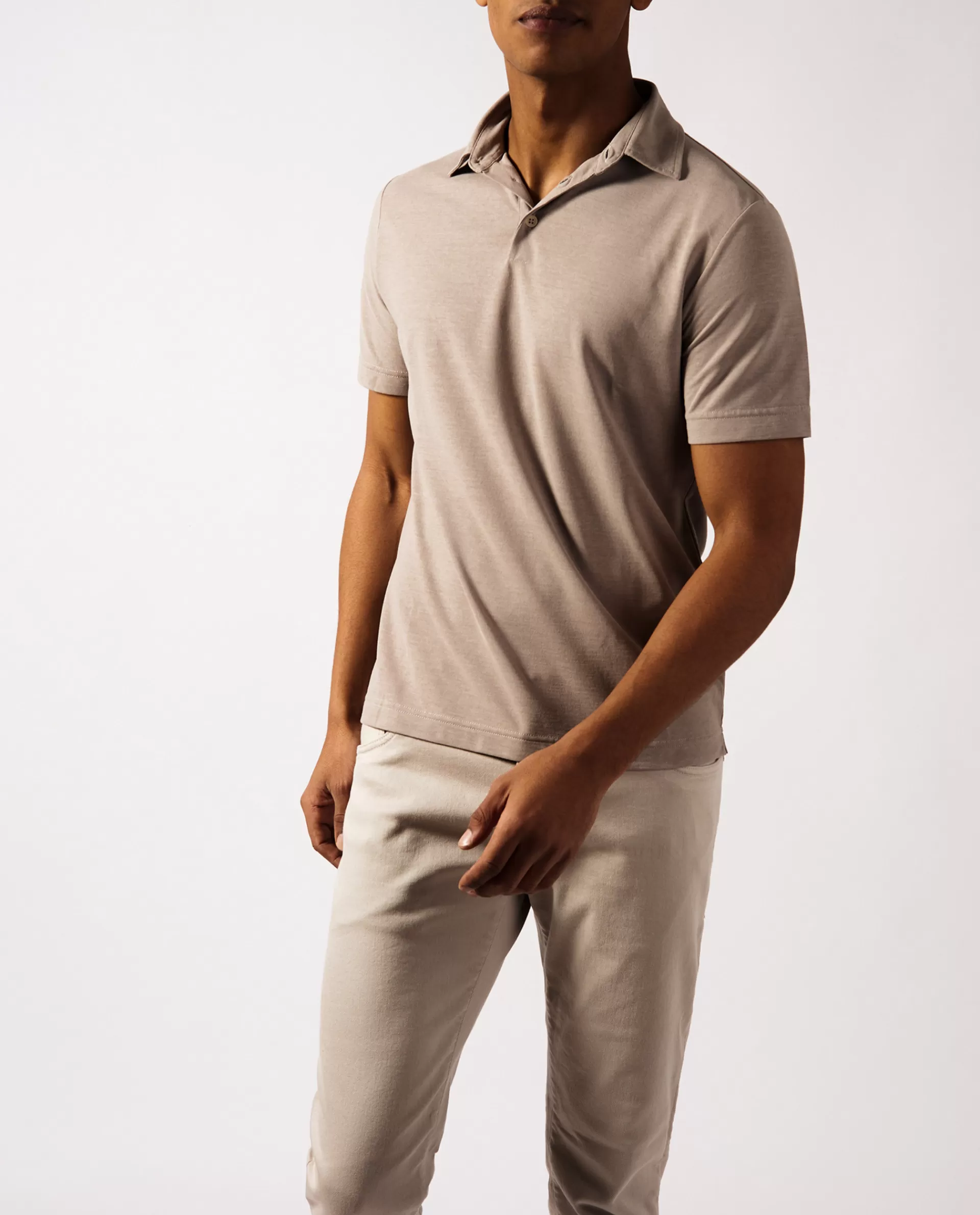 New Ice Cotton Polo Mannen Polo