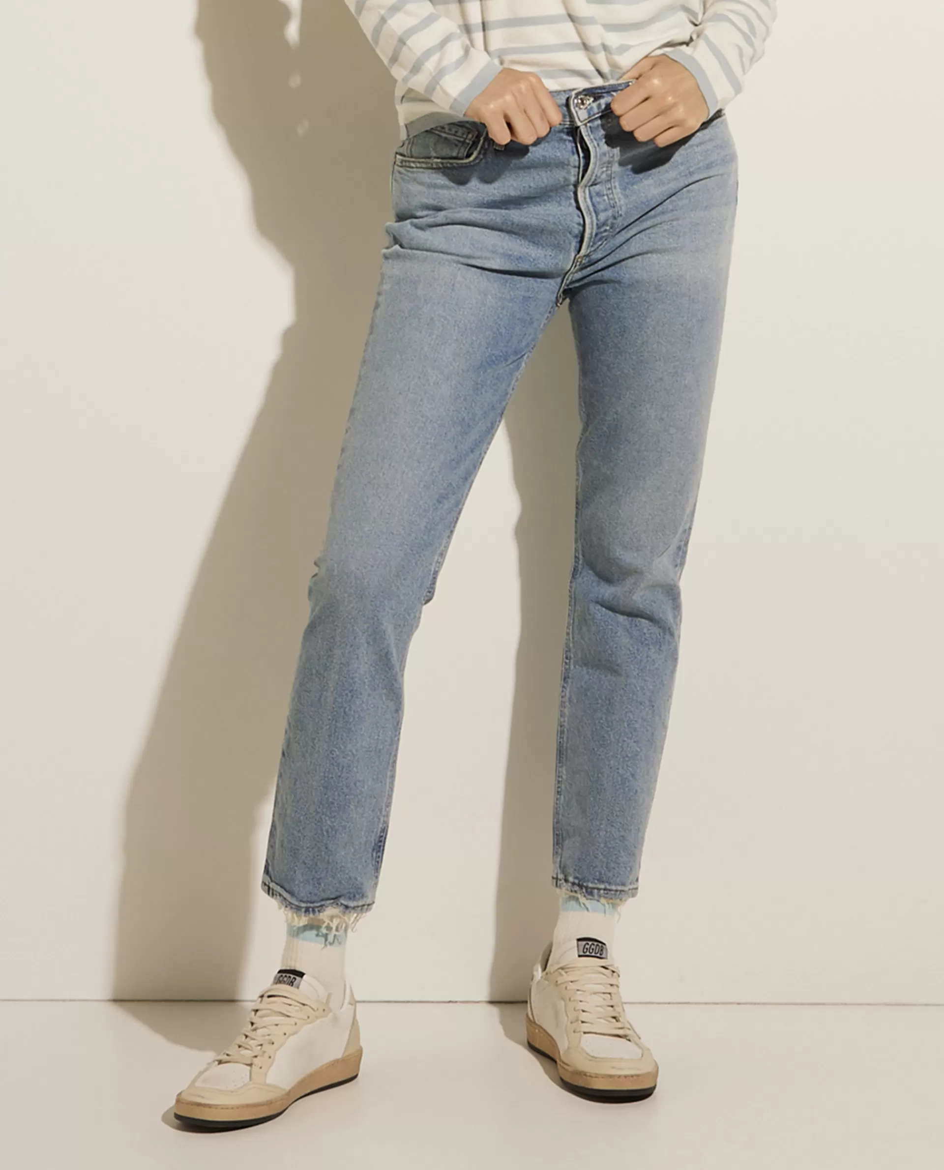 Shop Jolene High Rise Straight Jeans Vrouwen Broeken