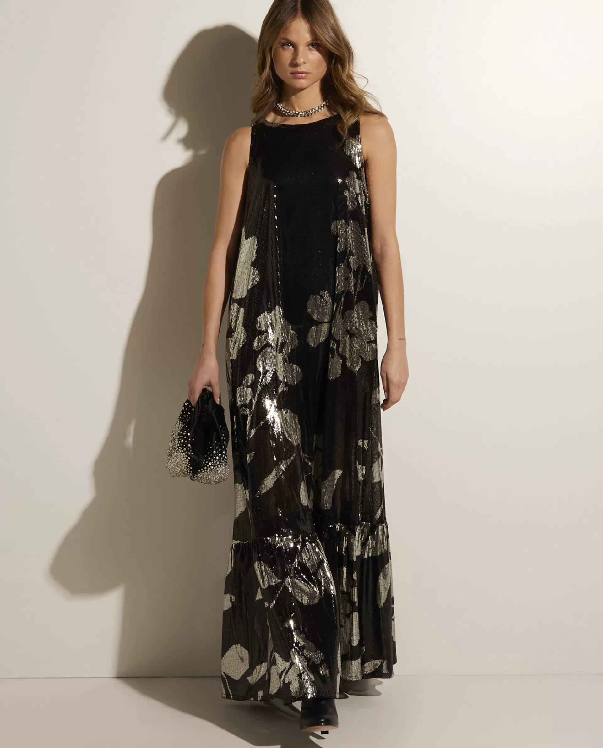 Store Jurk Met Pailletten Vrouwen Jurken