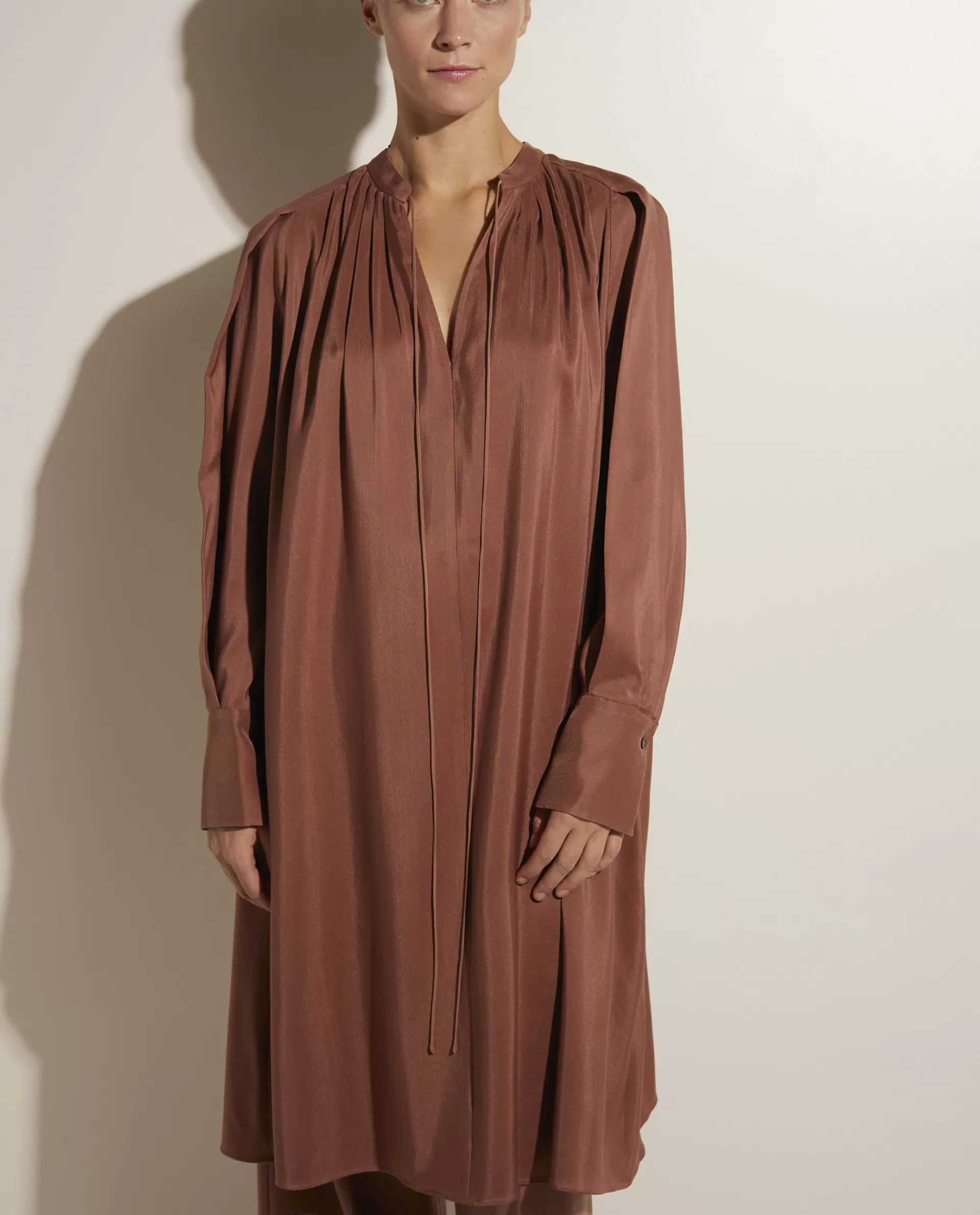 Flash Sale Jurk Van Wol-Zijde Vrouwen Jurken