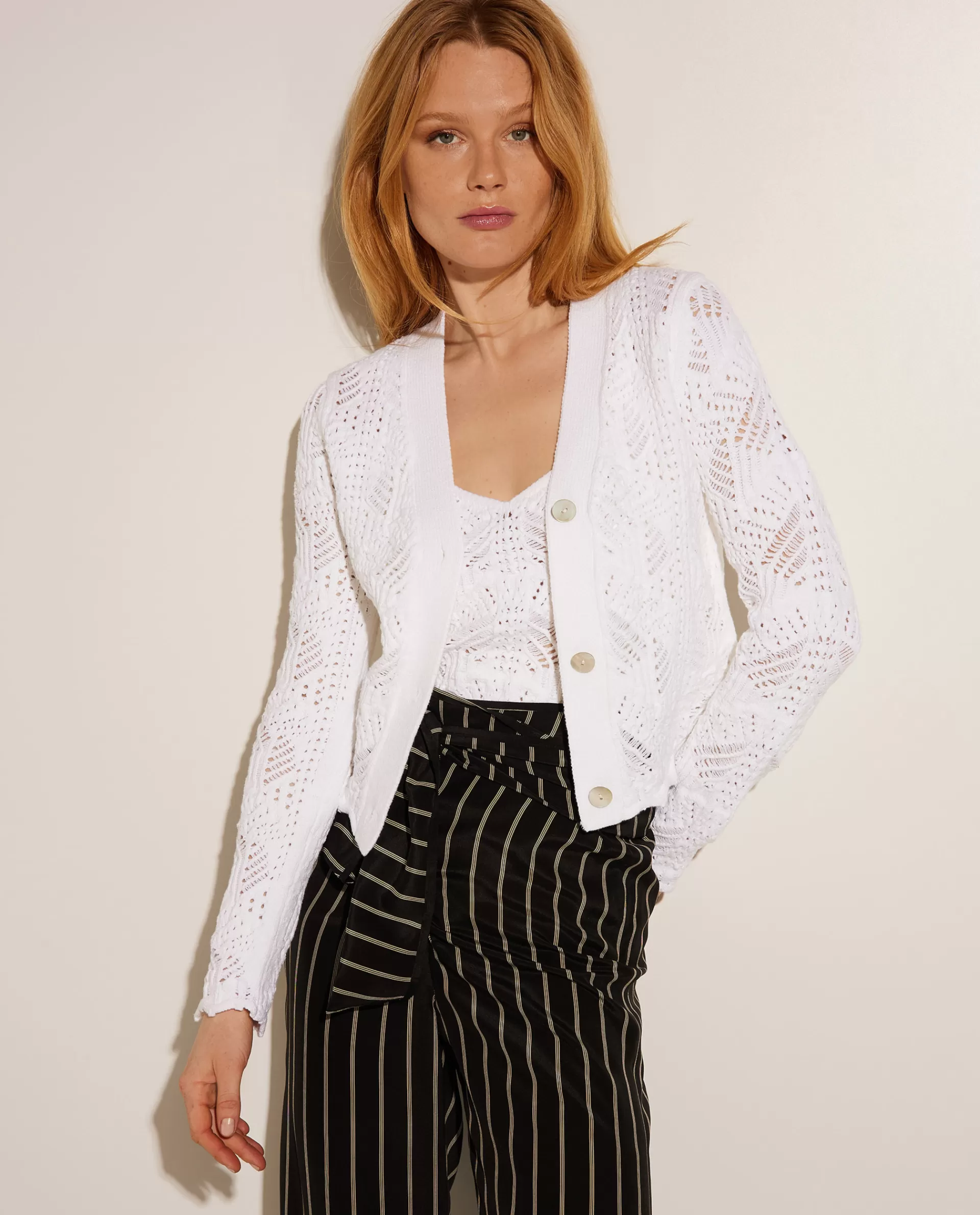 Shop Kanten Vestje Vrouwen Knitwear