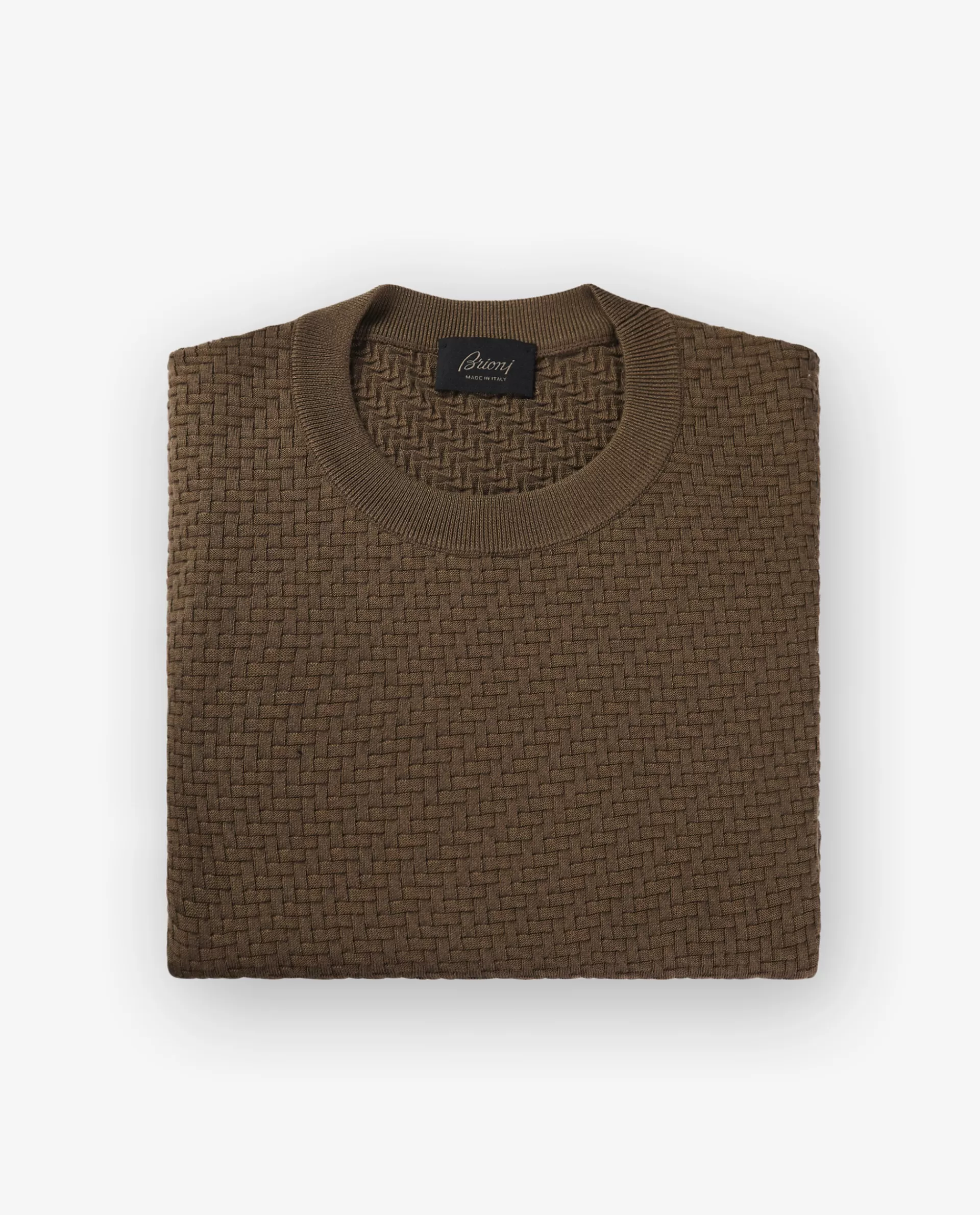 New Katoen Zijde Mix Trui Mannen Knitwear
