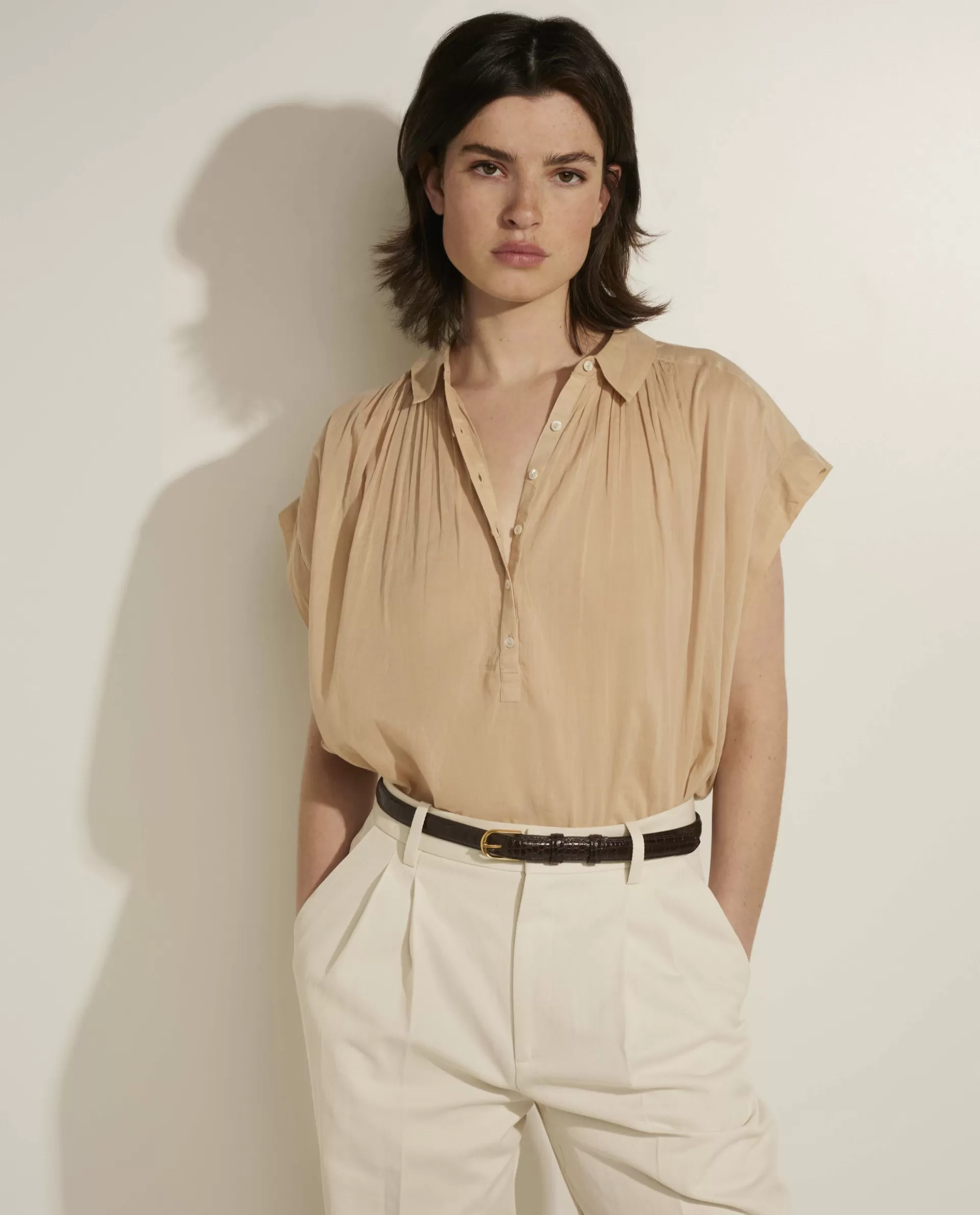 Sale Katoenen Blouse Vrouwen Blouses