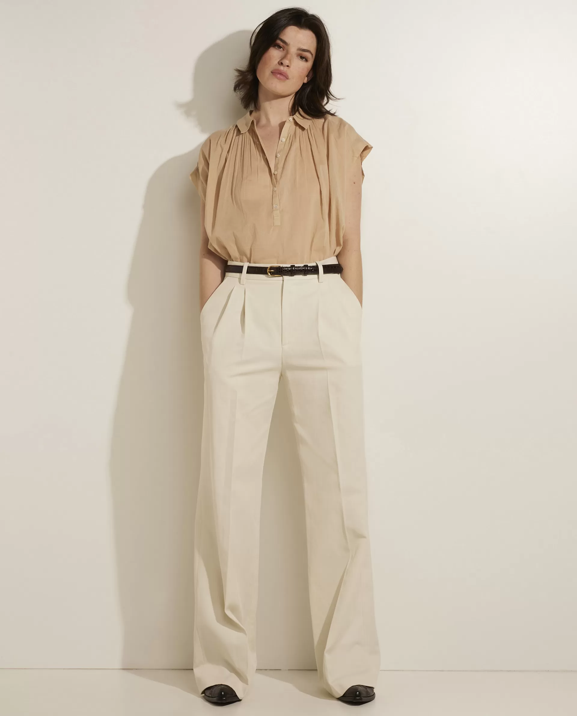 Sale Katoenen Blouse Vrouwen Blouses