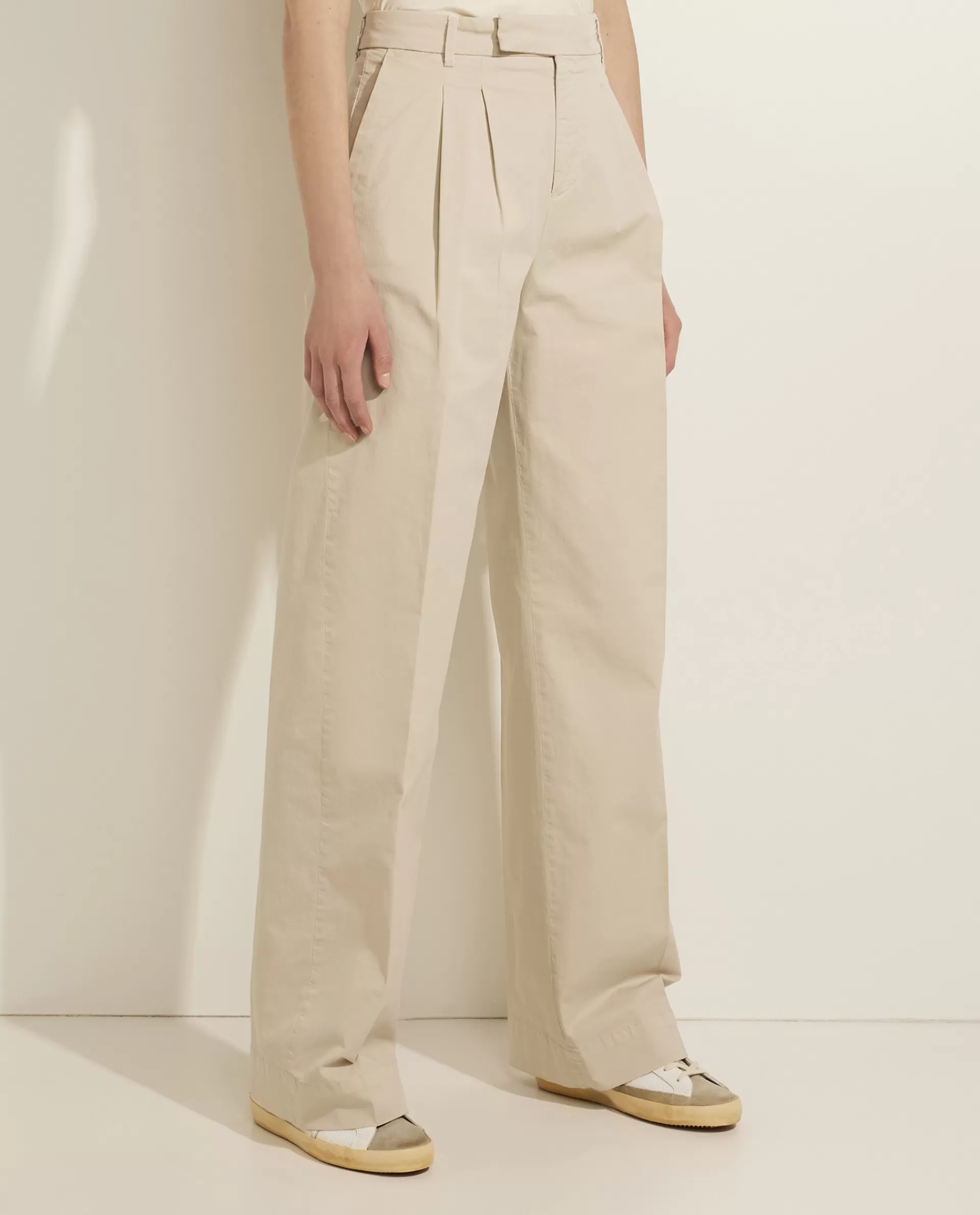 Clearance Katoenen Broek Vrouwen Broeken