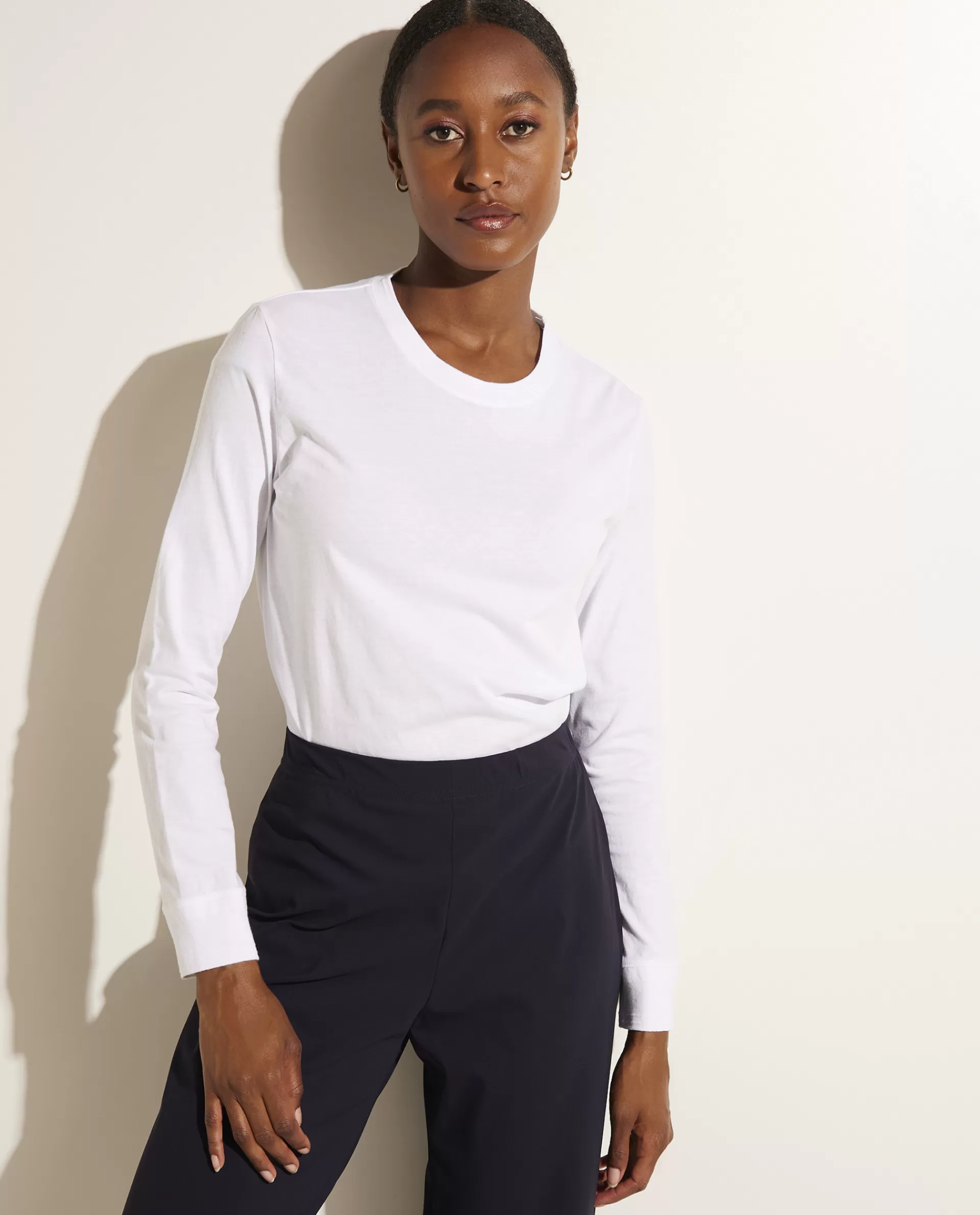 Outlet Katoenen Longsleeve Vrouwen Tops