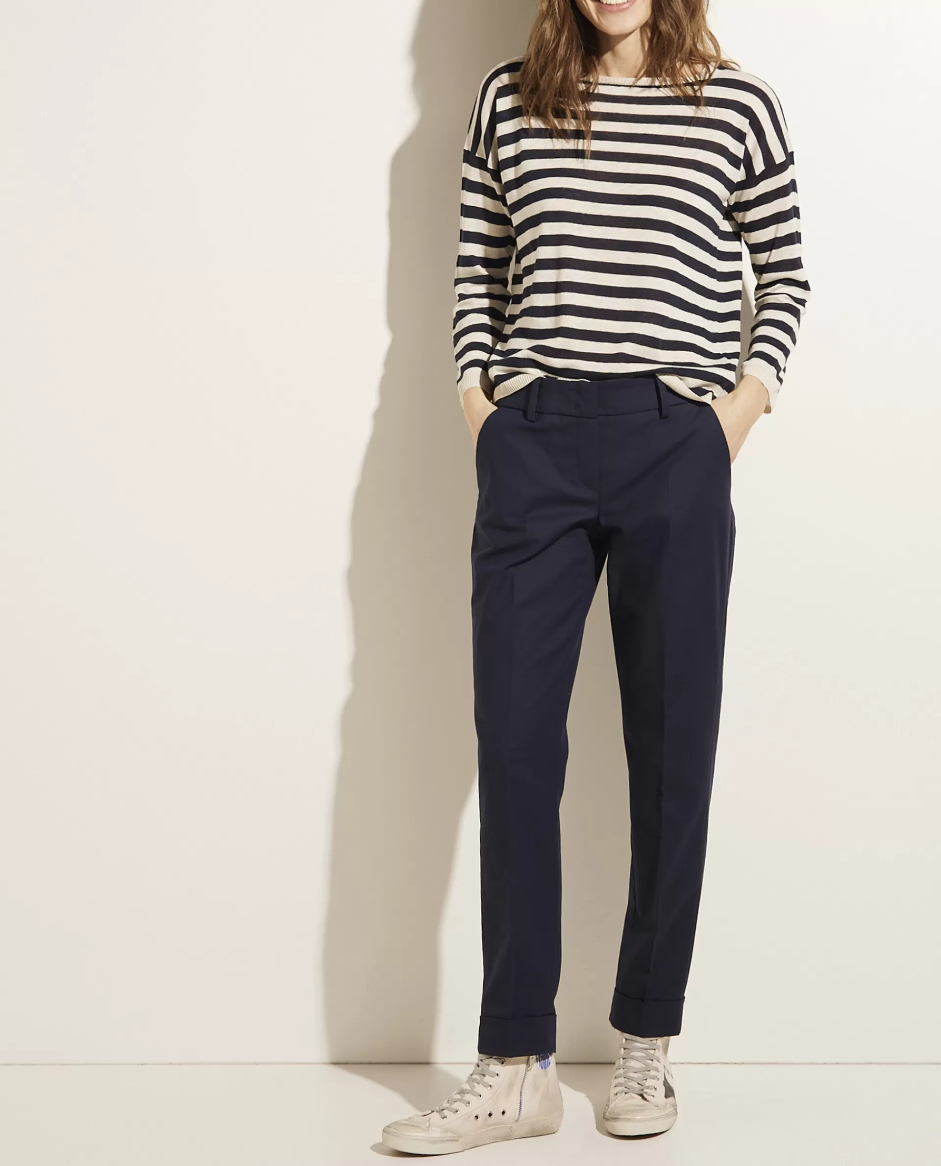 Discount Katoenen Pantalon Vrouwen Broeken