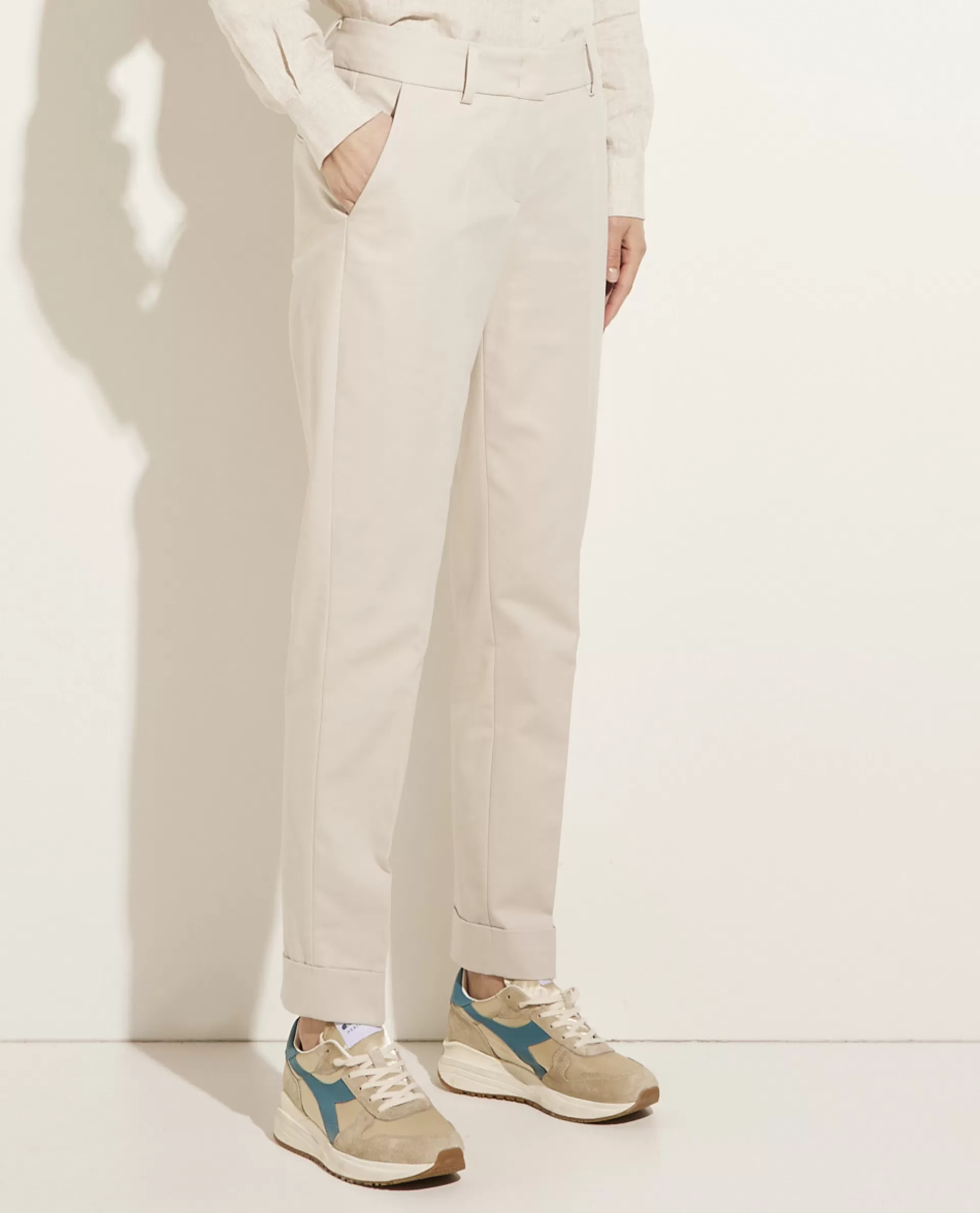 Online Katoenen Pantalon Vrouwen Broeken