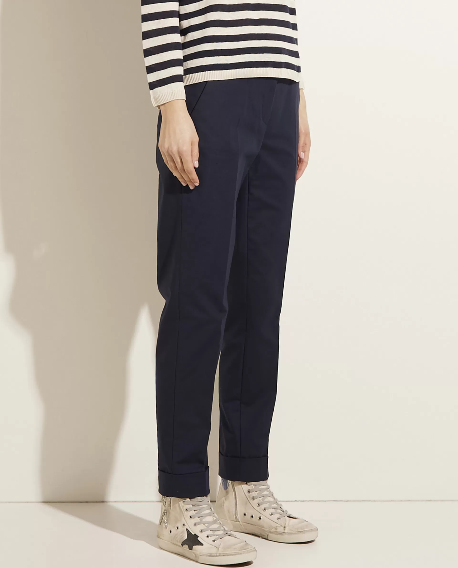 Discount Katoenen Pantalon Vrouwen Broeken