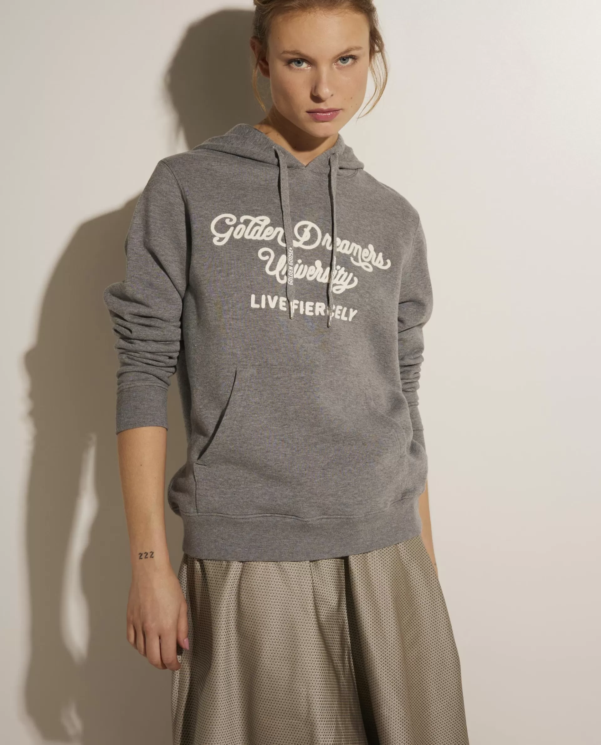 Discount Katoenen Sweater Met Capuchon Vrouwen Sweaters