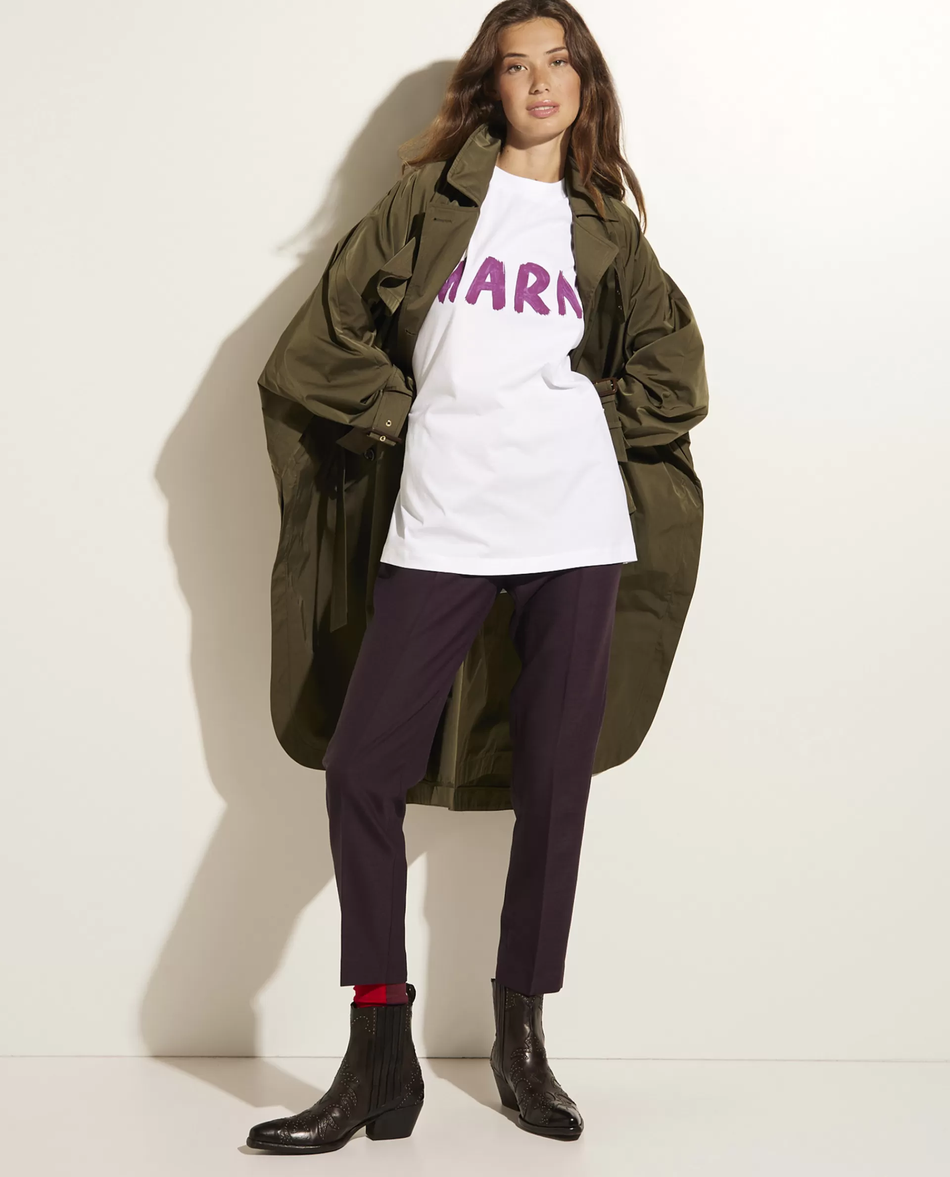 Outlet Katoenen Trenchcoat Vrouwen Jassen