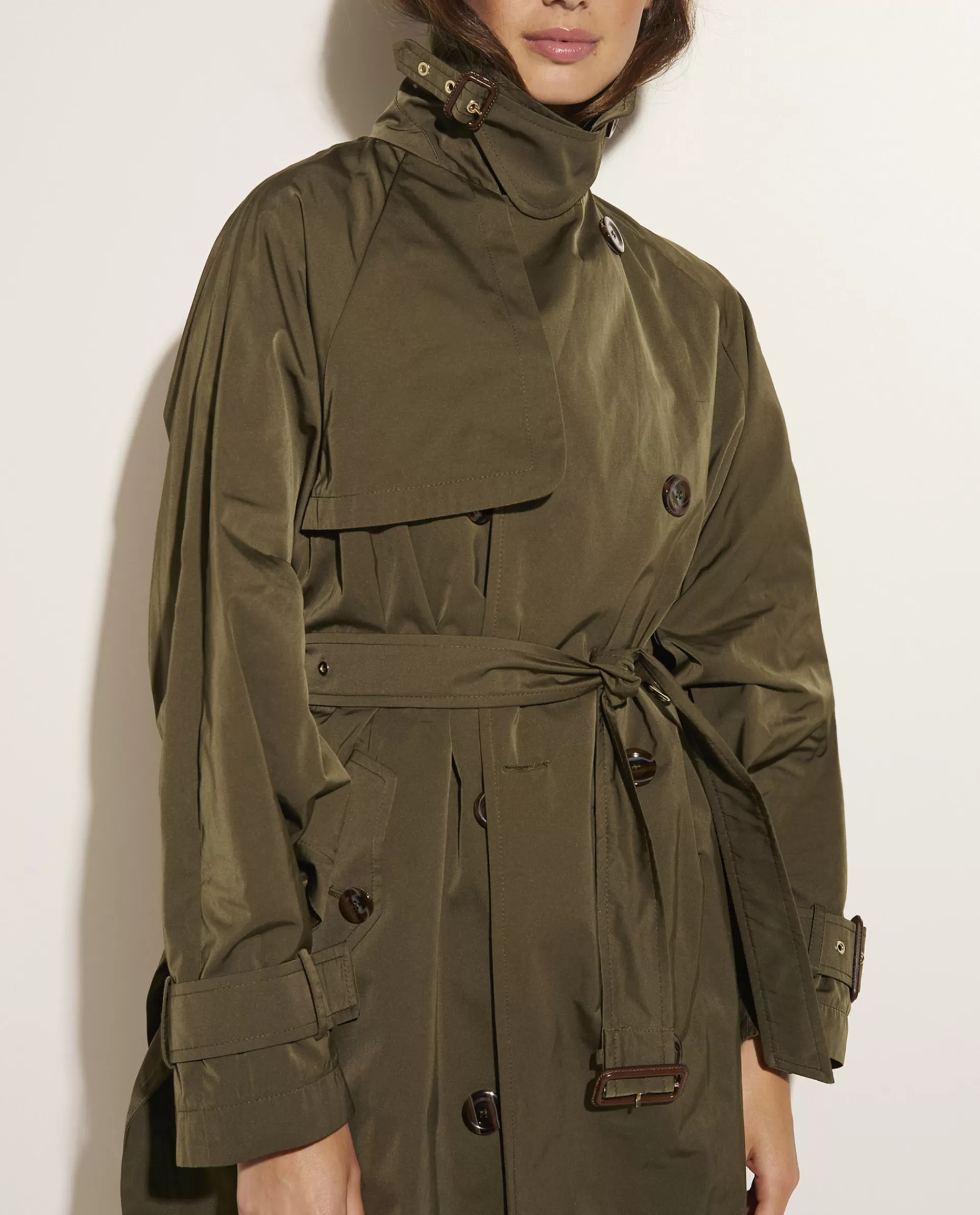 Outlet Katoenen Trenchcoat Vrouwen Jassen