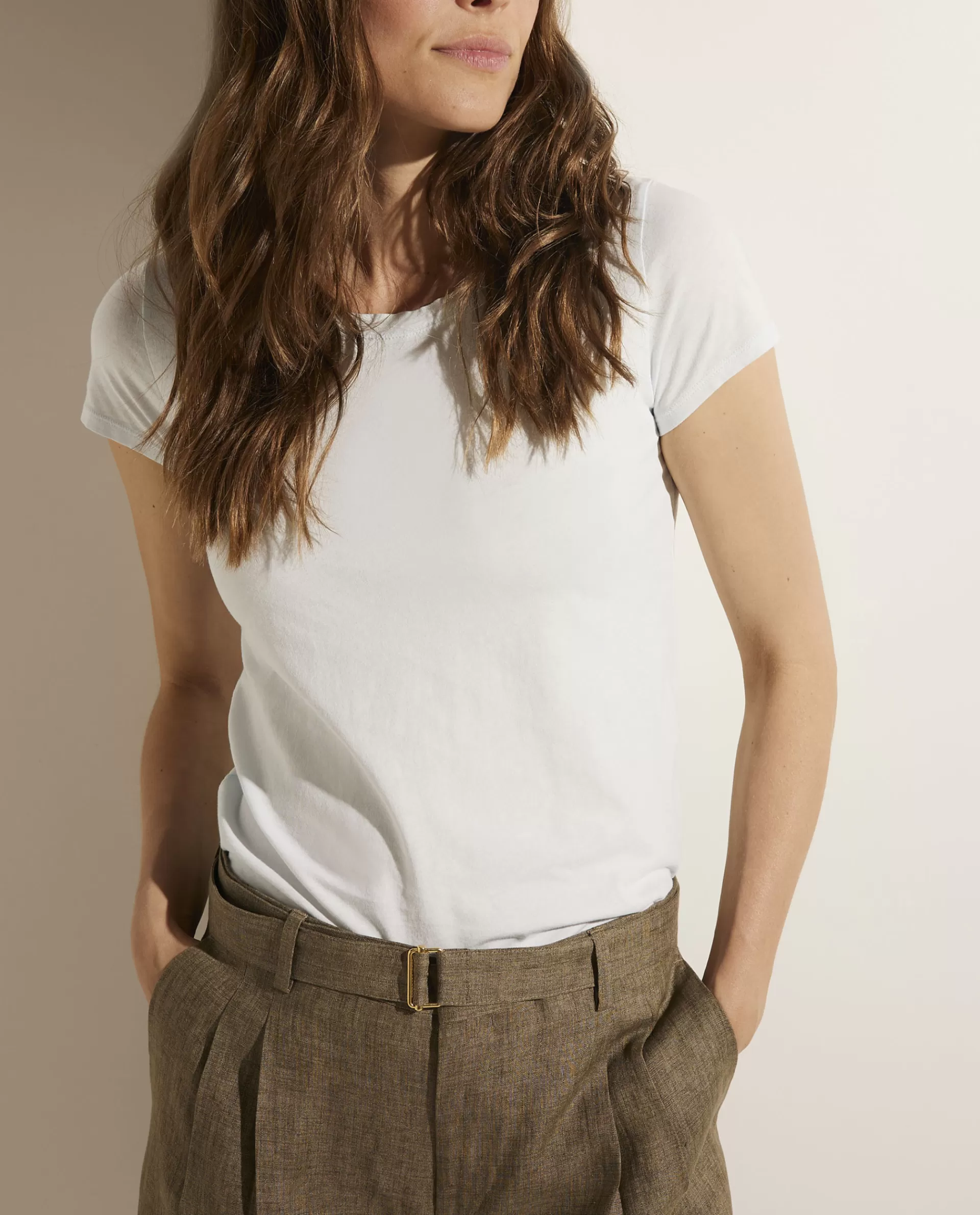 Sale Katoenen T-Shirt Vrouwen Tops