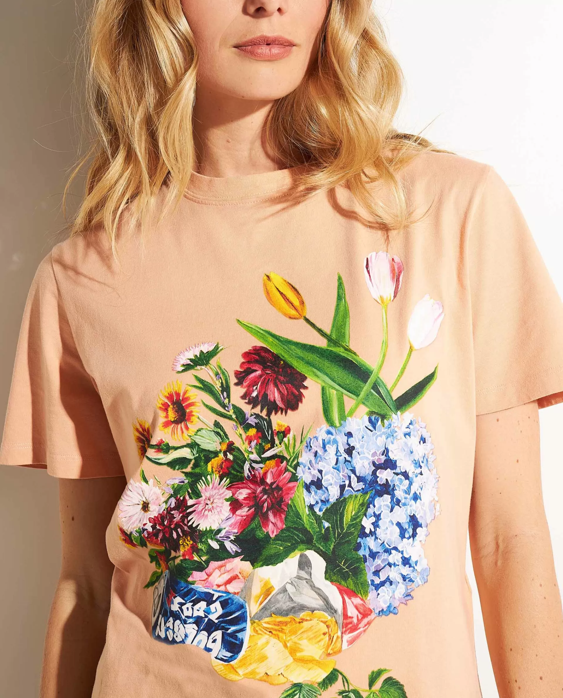 Store Katoenen T-Shirt Vrouwen Tops