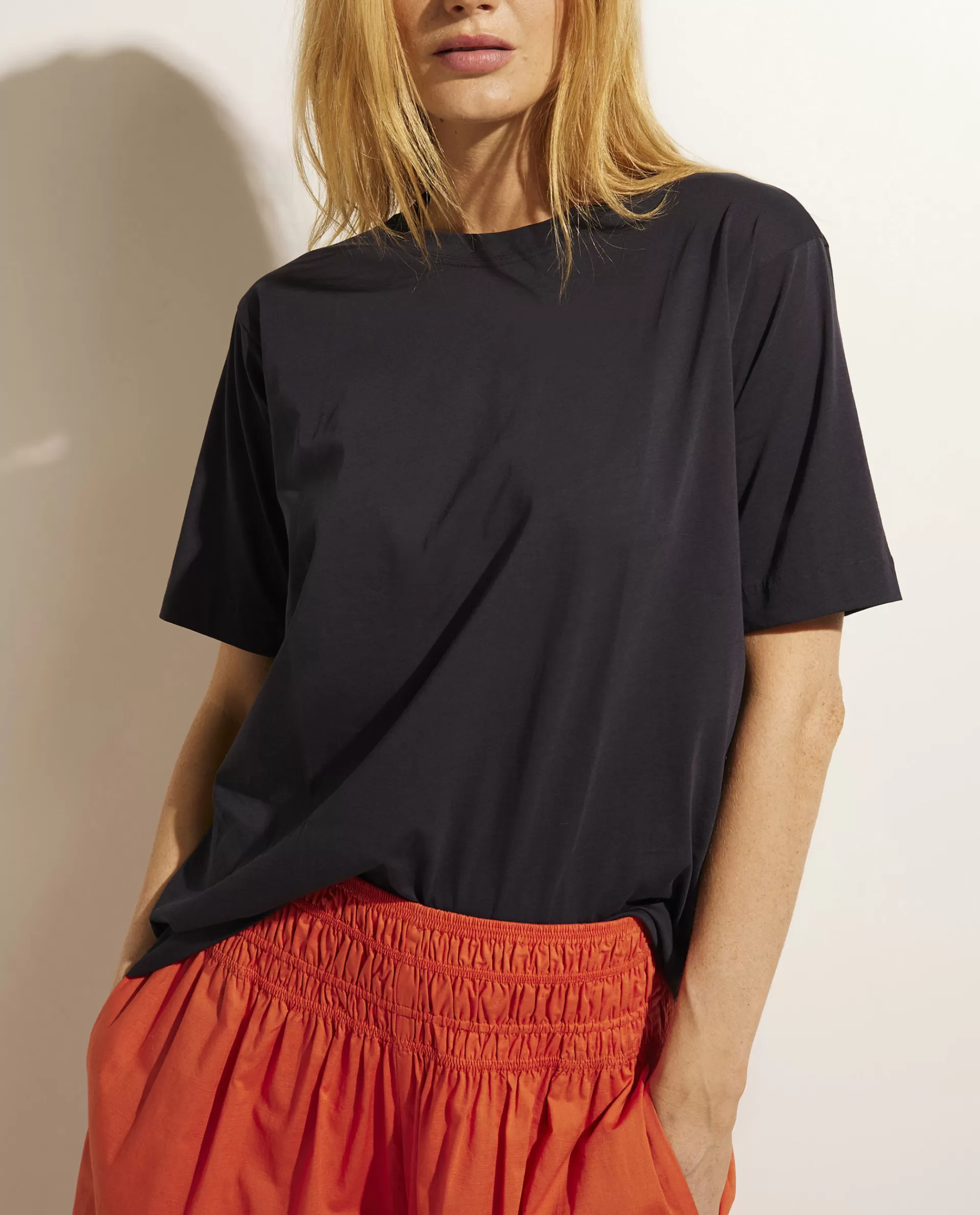 Cheap Katoenen T-Shirt Met Ronde Hals Vrouwen Tops