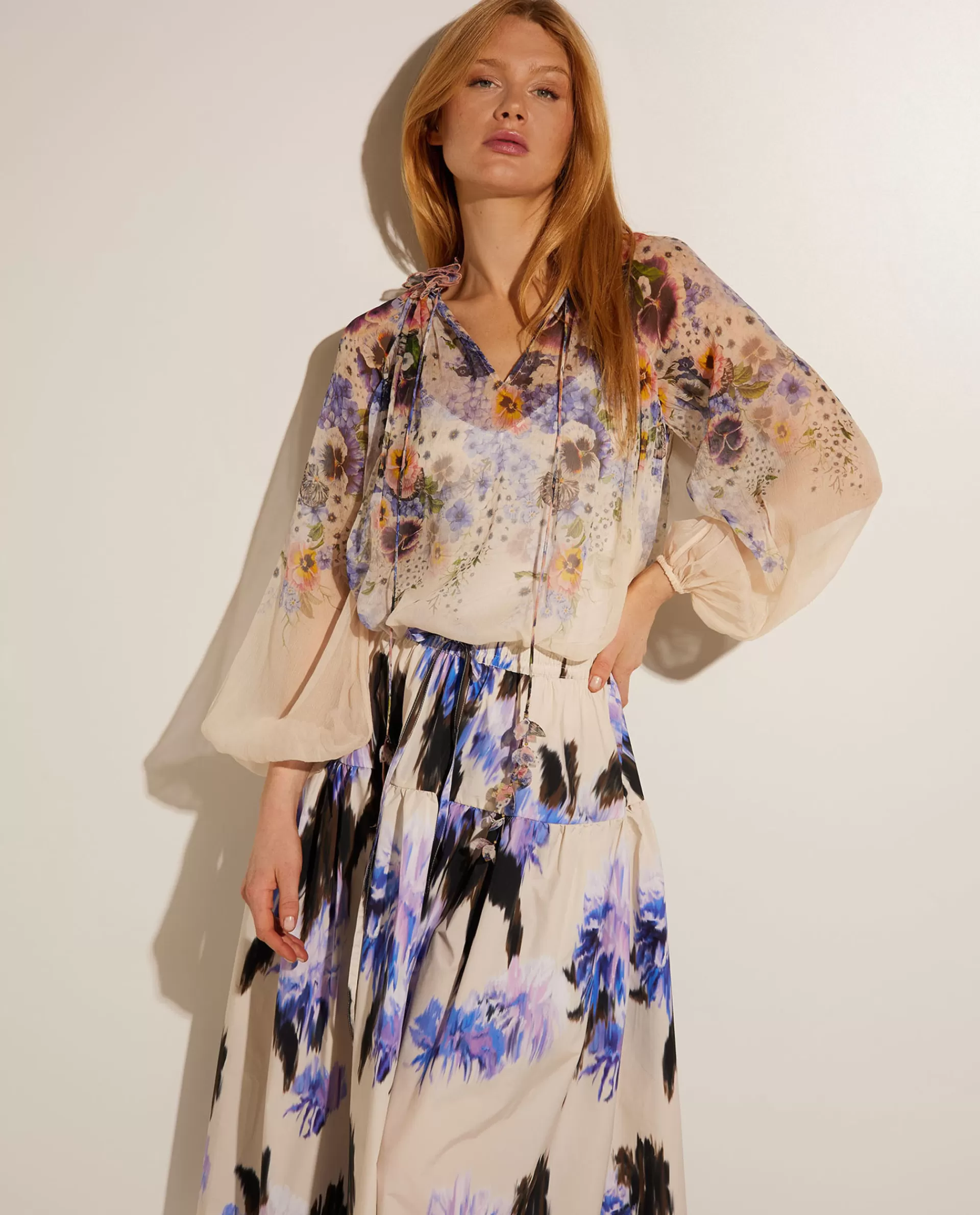 Fashion Katoenen V-Hals Blouse Vrouwen Blouses