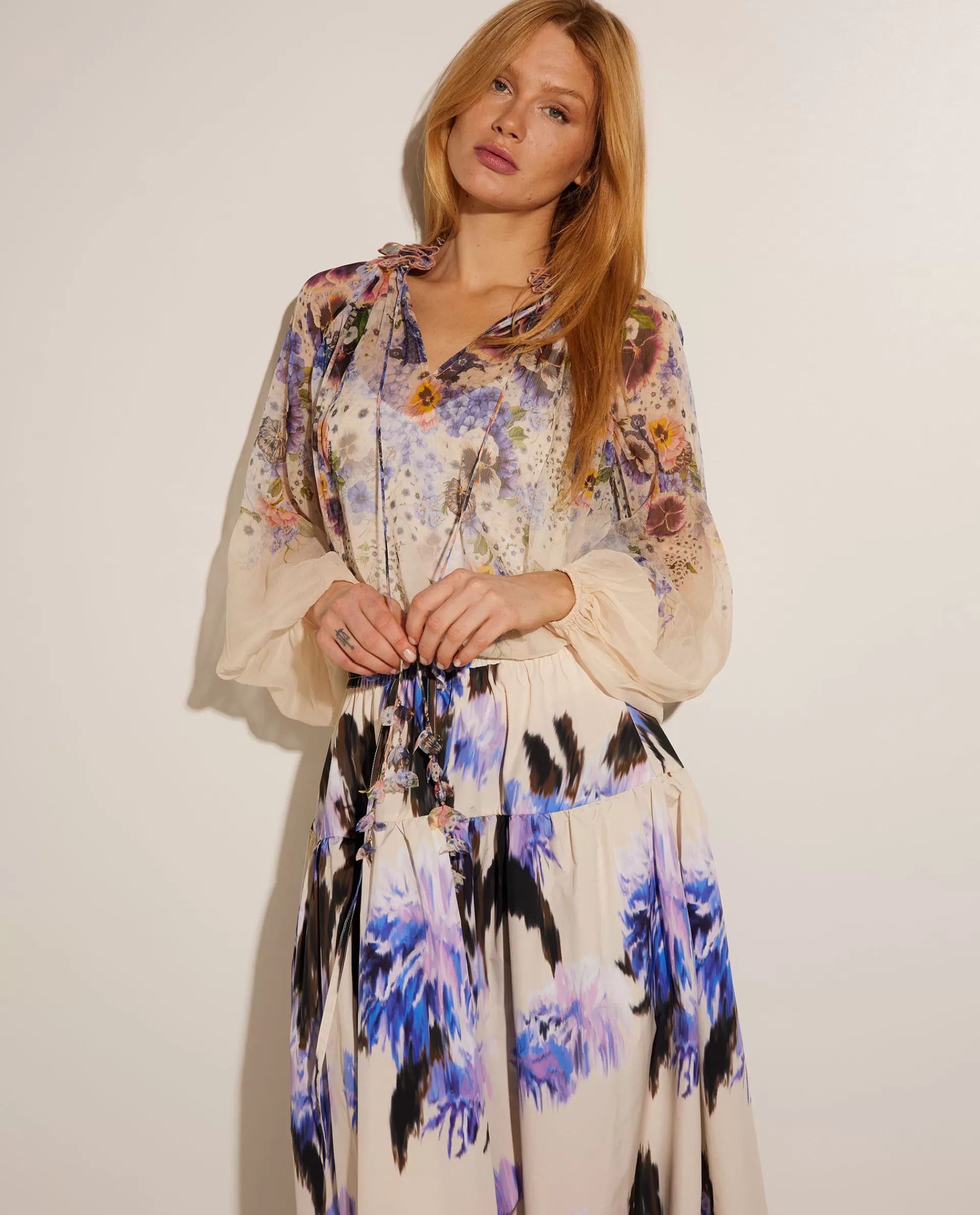 Fashion Katoenen V-Hals Blouse Vrouwen Blouses