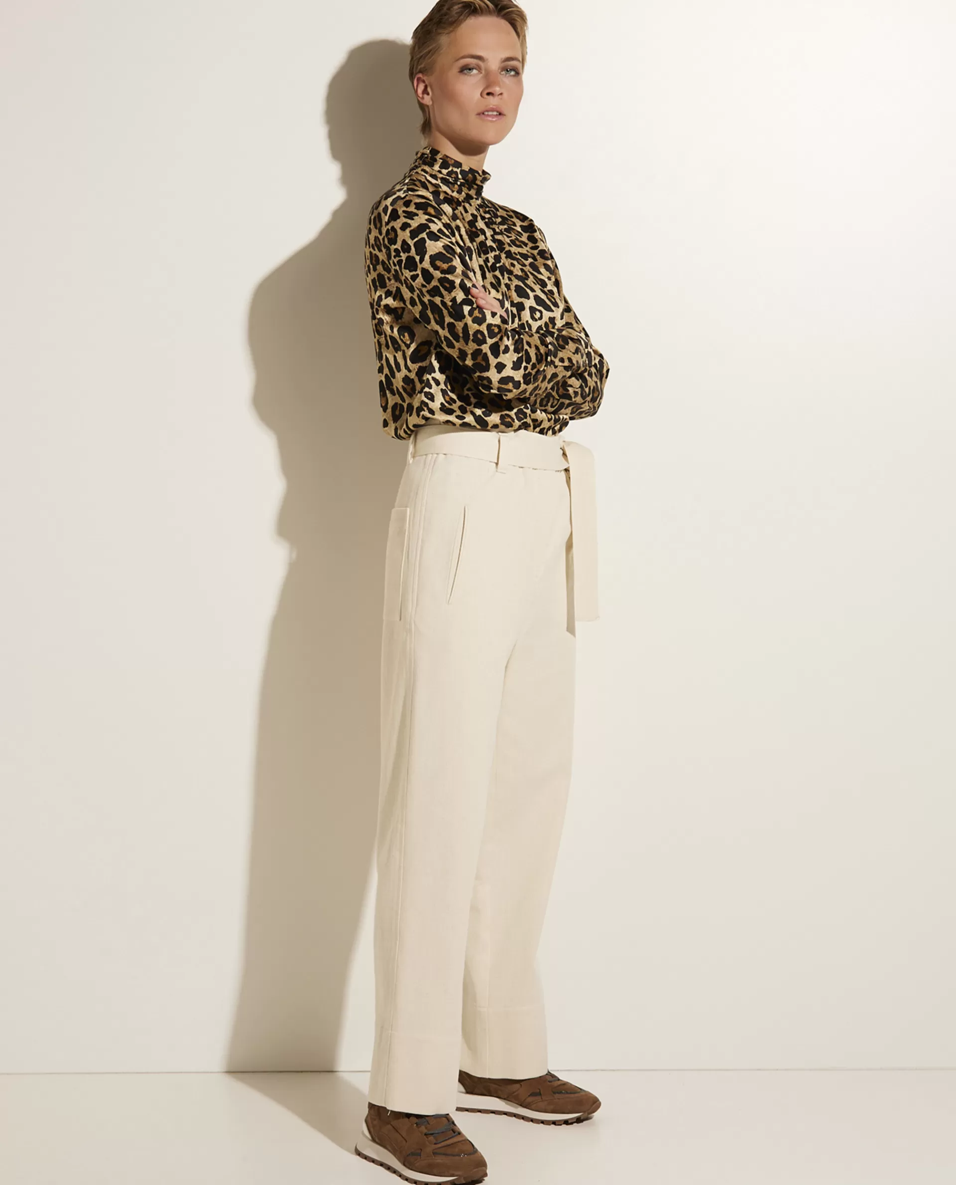 Store Katoen-Wollen Broek Vrouwen Broeken