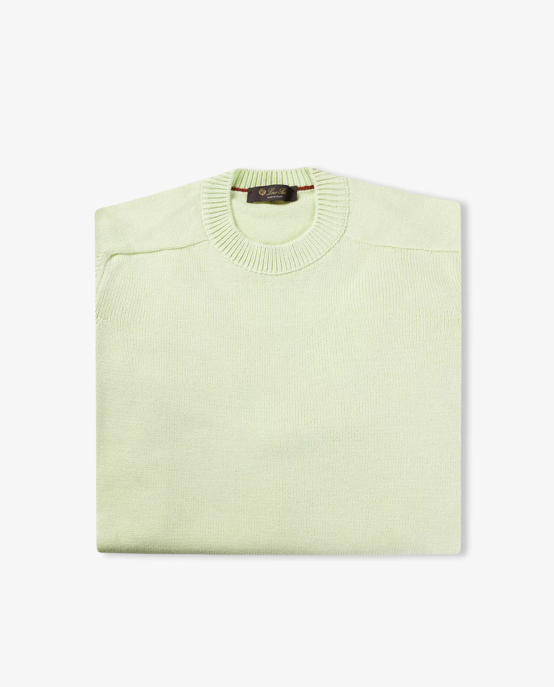 Outlet Katoen-Zijden Trui Mannen Knitwear