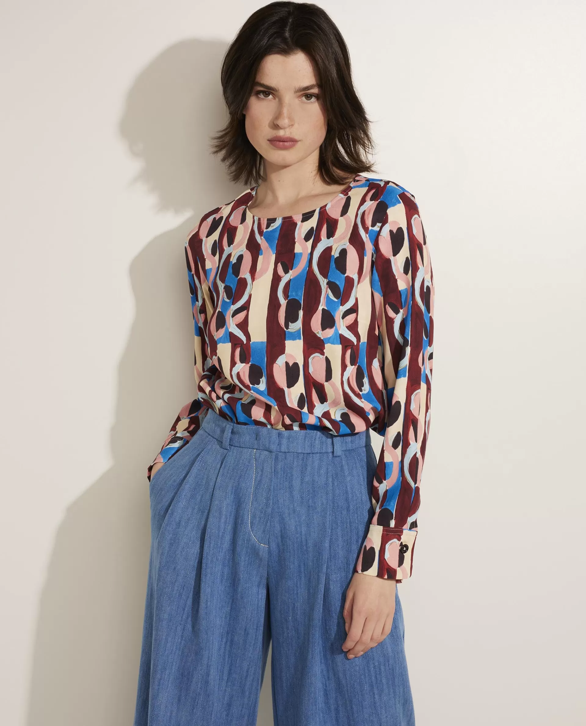 Best Kleurrijke Blouse Vrouwen Blouses