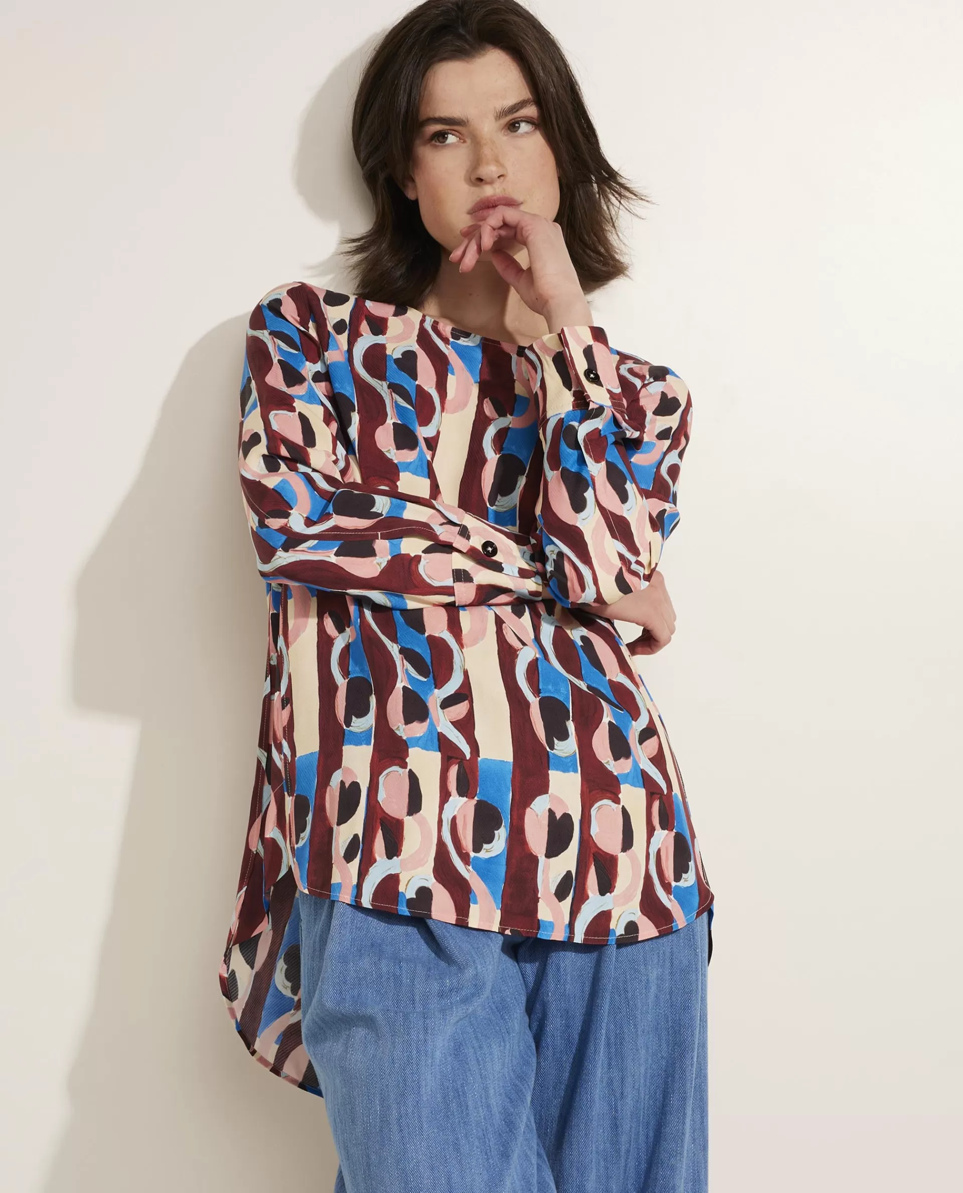 Best Kleurrijke Blouse Vrouwen Blouses