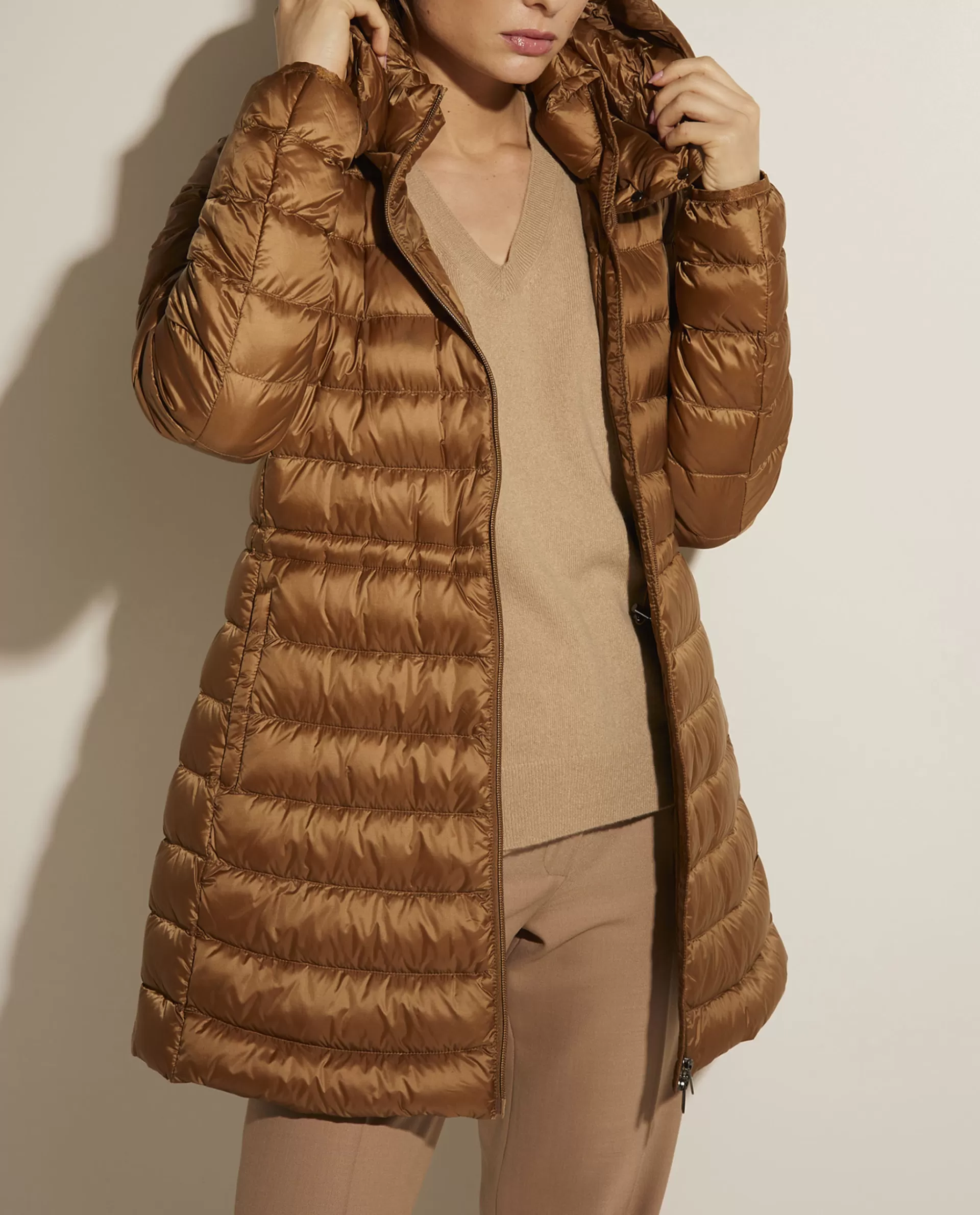 Outlet Korte Jas Met Capuchon Vrouwen Jassen