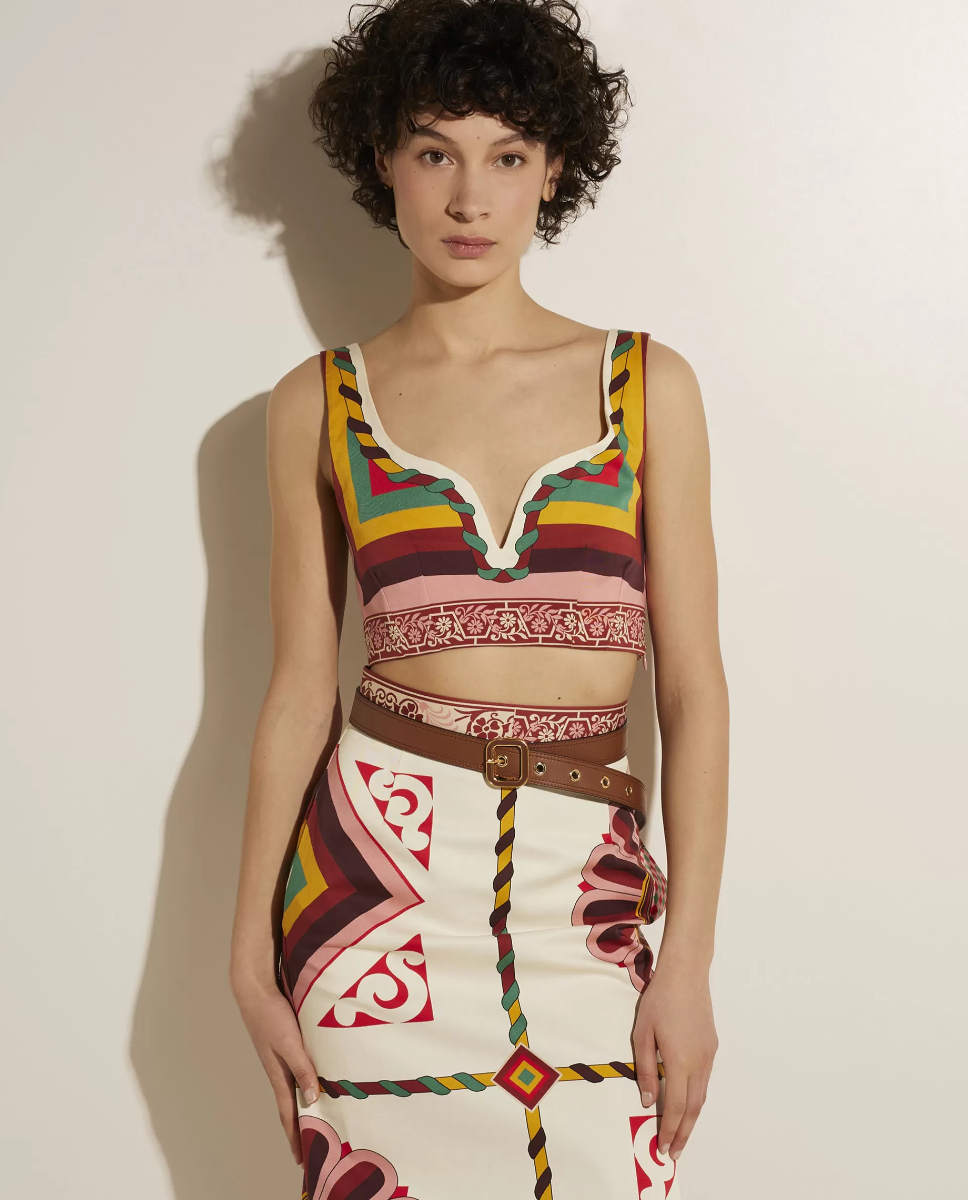 Outlet Korte Katoenen Baia Top Vrouwen Tops