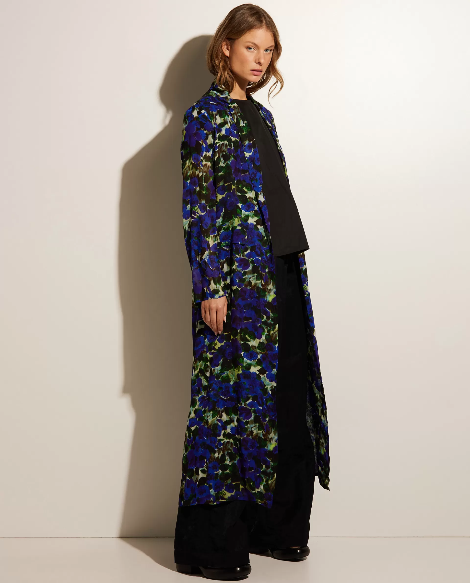 Store Lange Blazer Met Bloemen Vrouwen Blazers