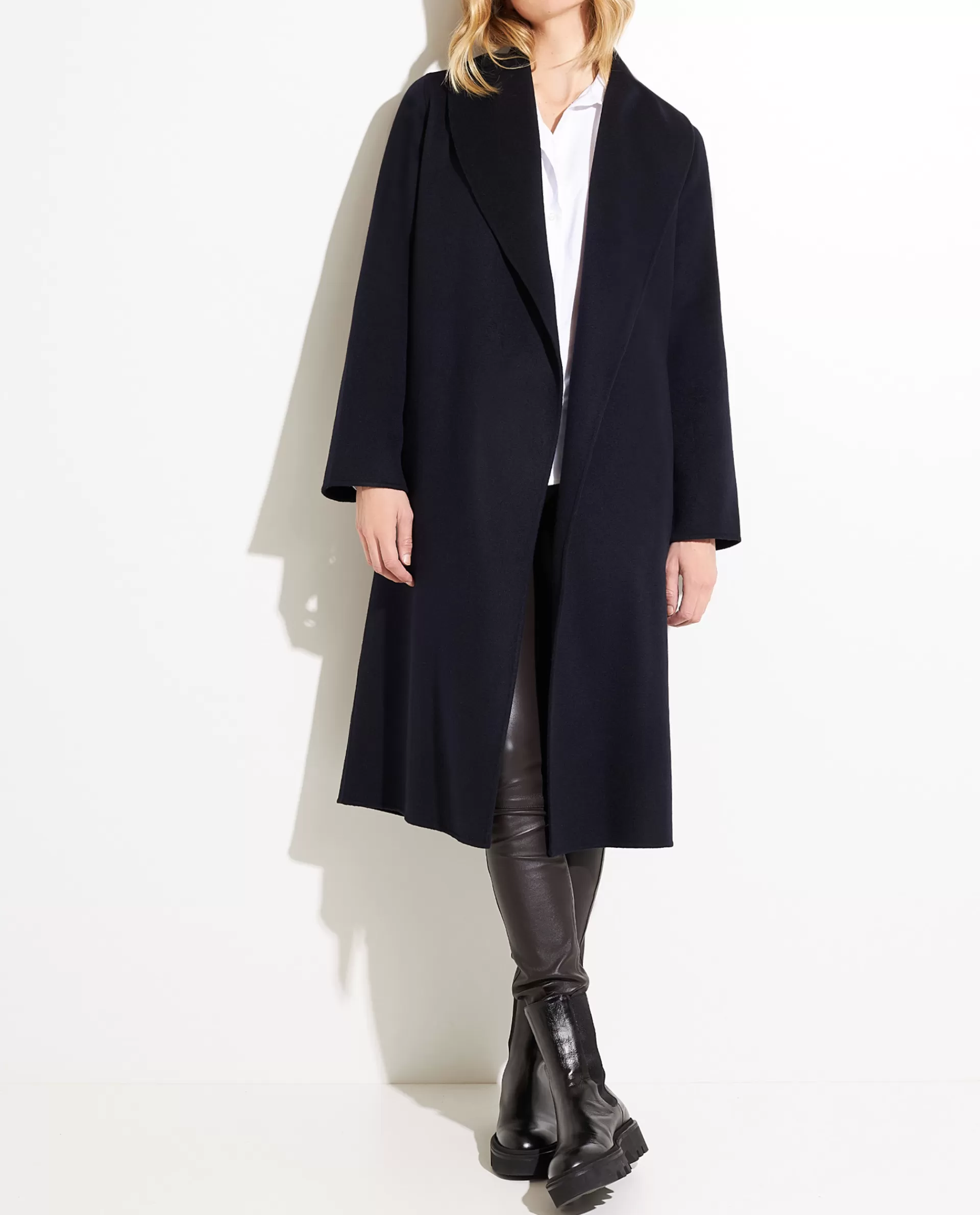 Sale Lange Cashmere Mantel Vrouwen Jassen