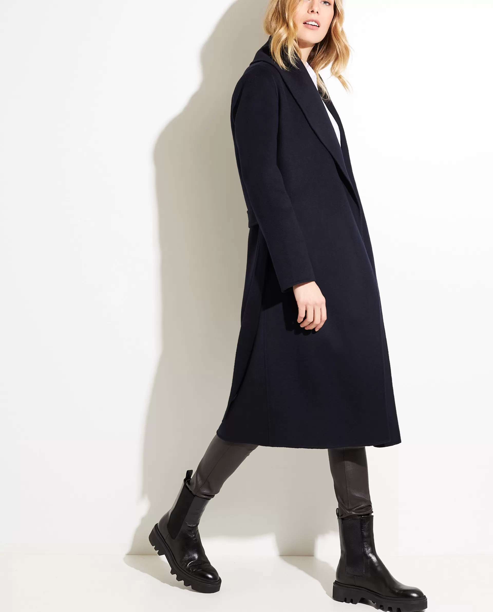Sale Lange Cashmere Mantel Vrouwen Jassen