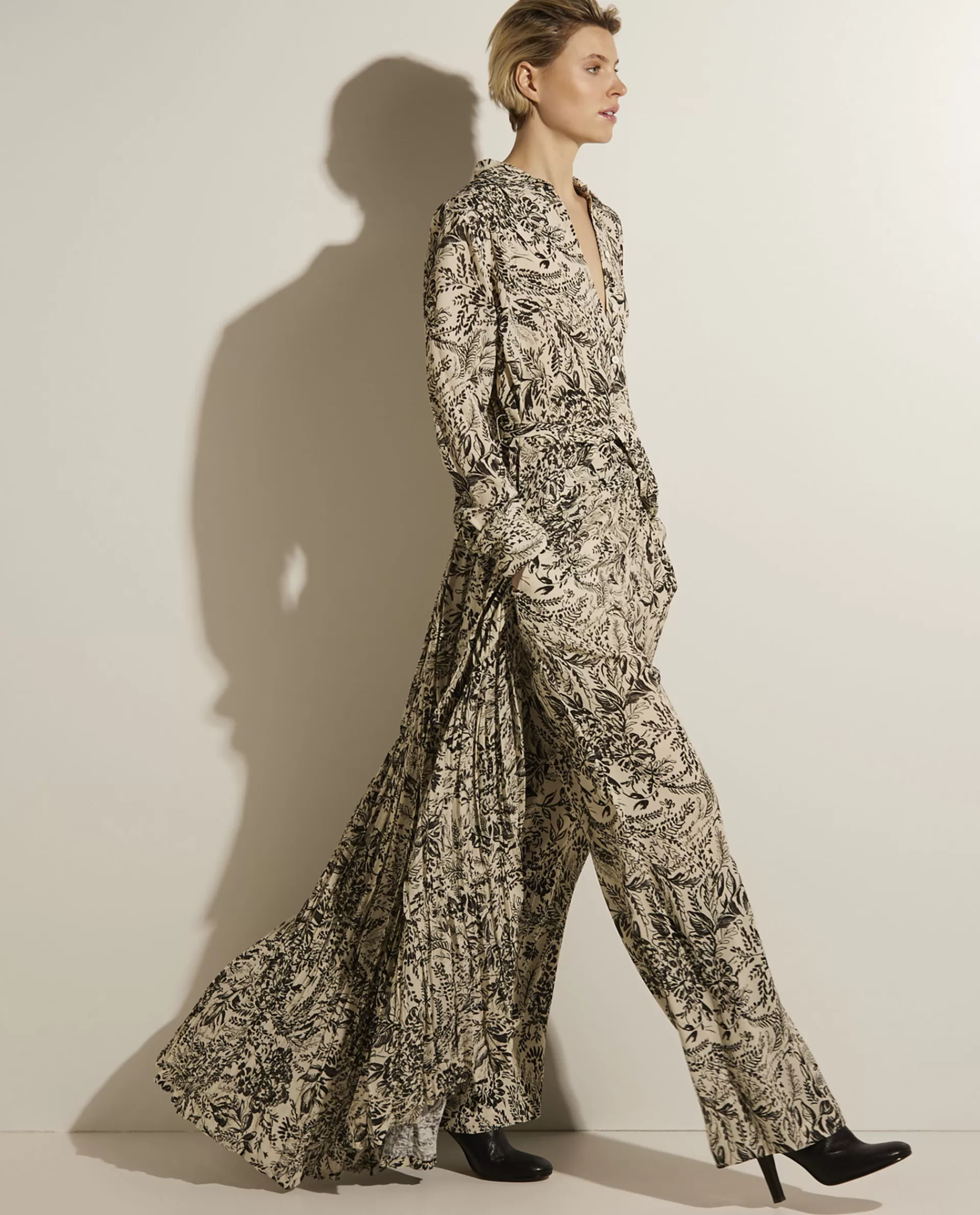Fashion Lange Jurk Met Print Vrouwen Jurken