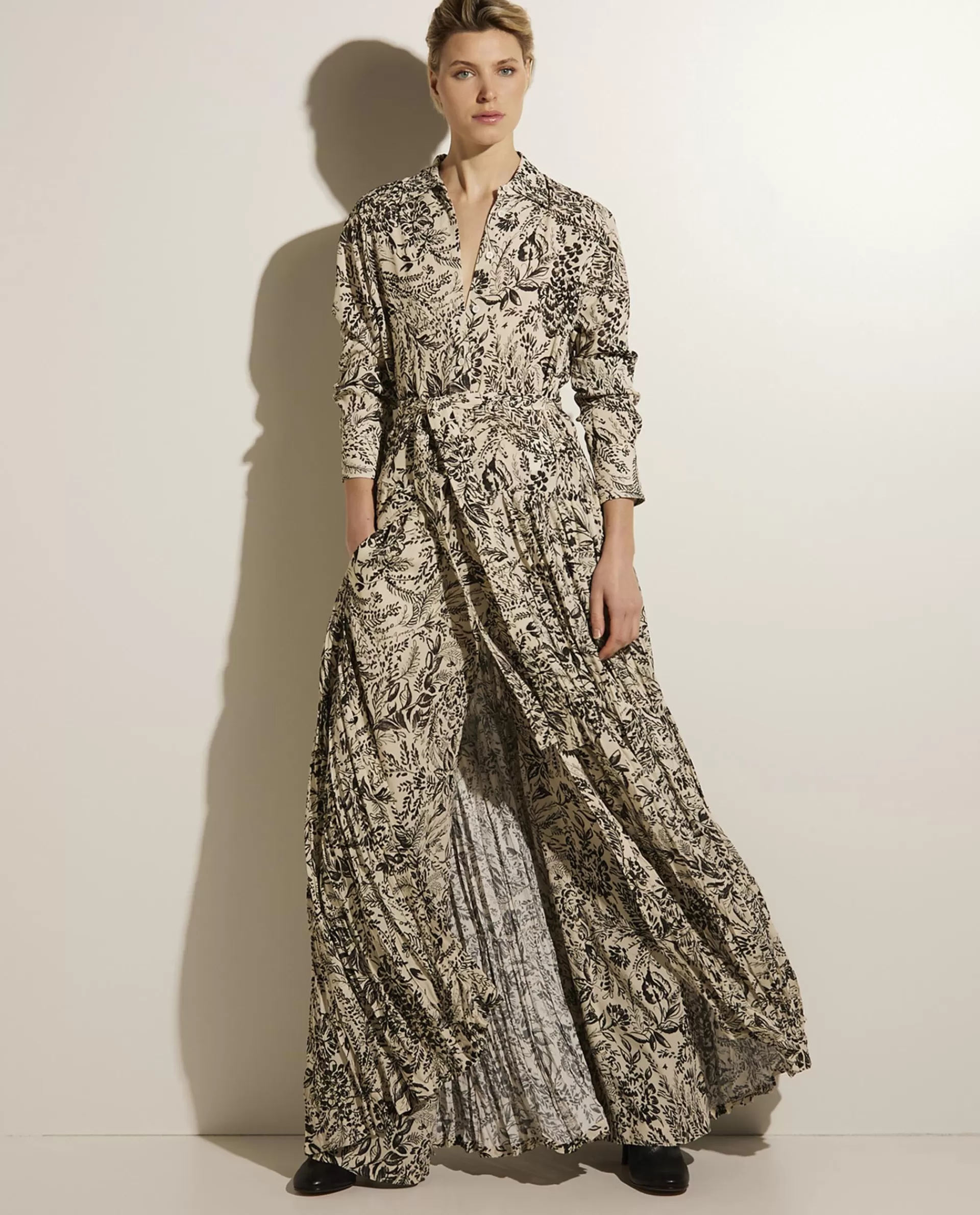 Fashion Lange Jurk Met Print Vrouwen Jurken