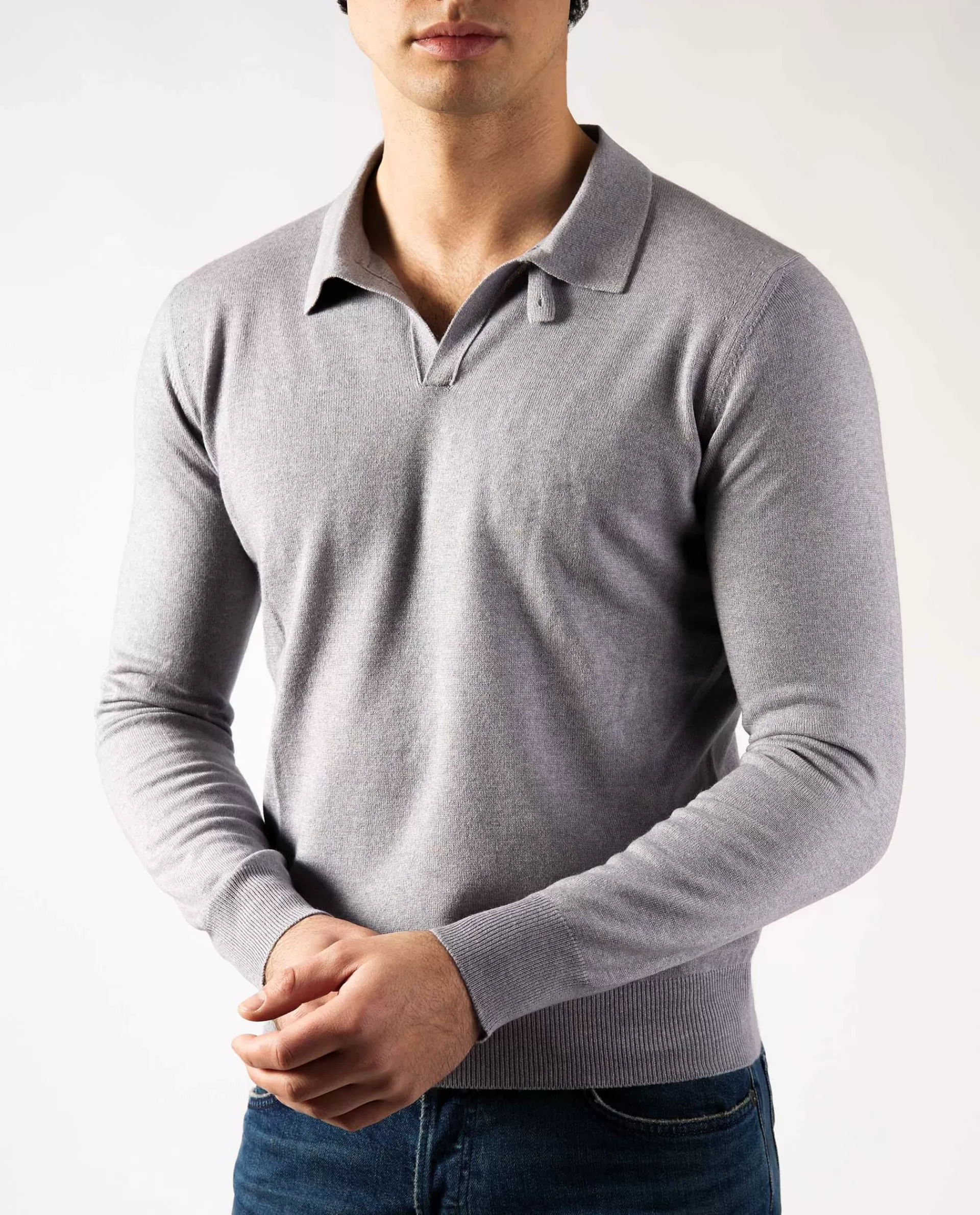 New Lange Mouwen Polo Mannen Polo