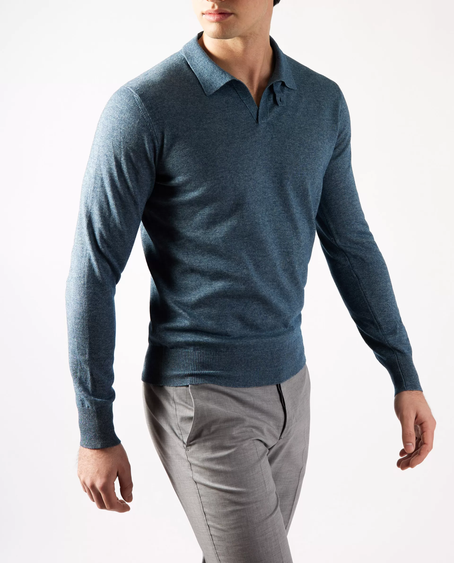 Discount Lange Mouwen Polo Mannen Polo