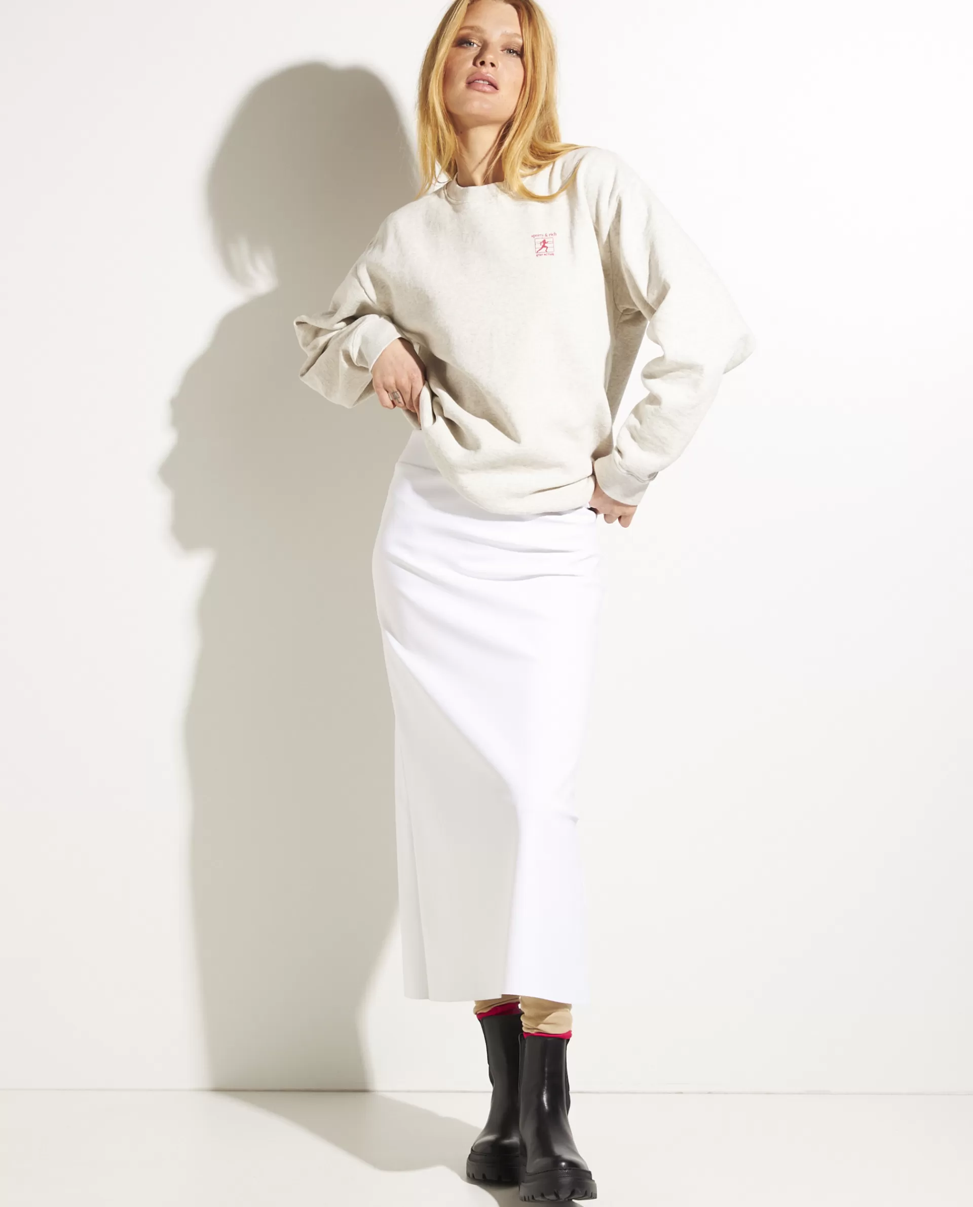 Best Sale Lange Rok In Stretch Kwaliteit Vrouwen Rokken