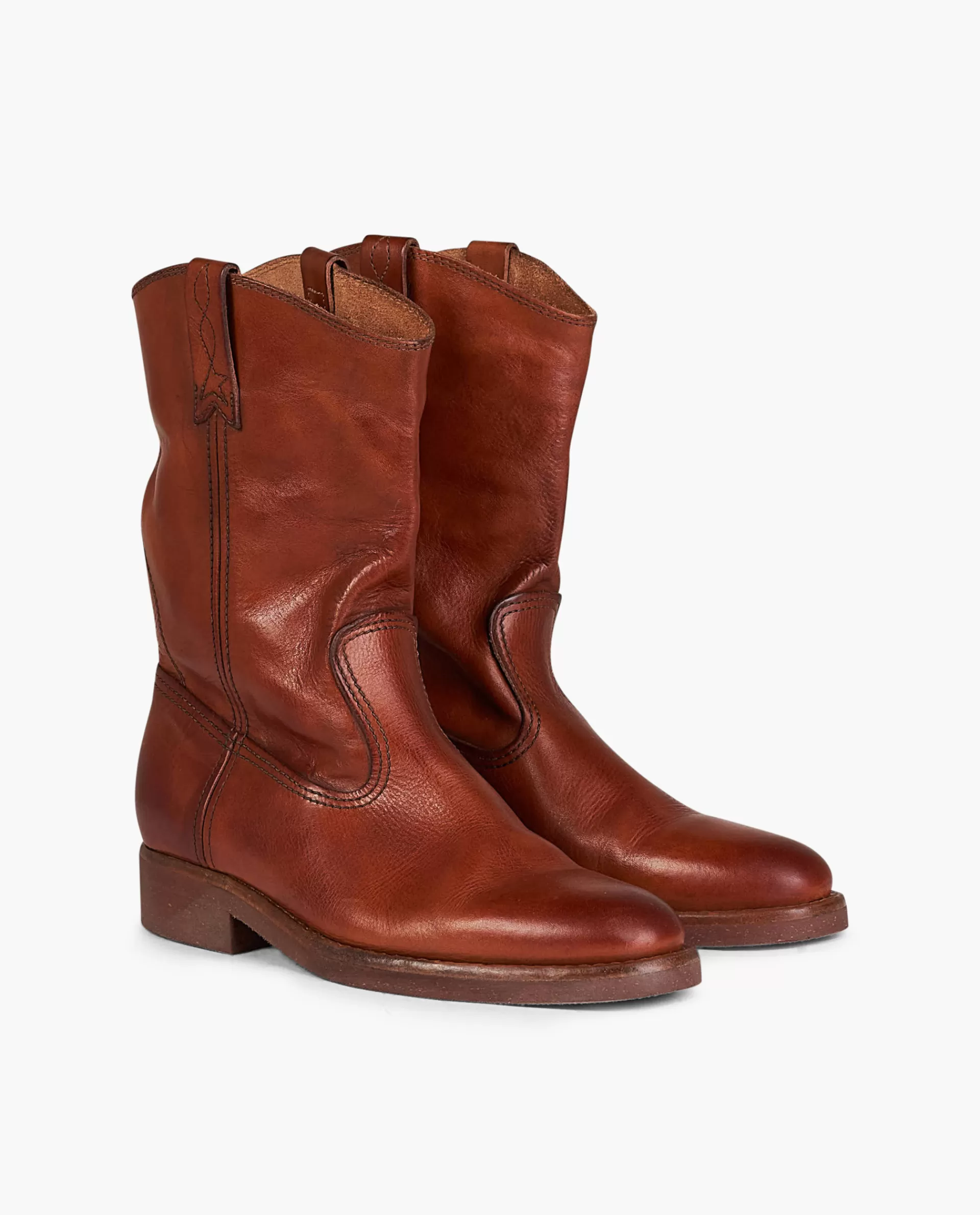 Shop Leren Biker Laarzen Vrouwen Schoenen