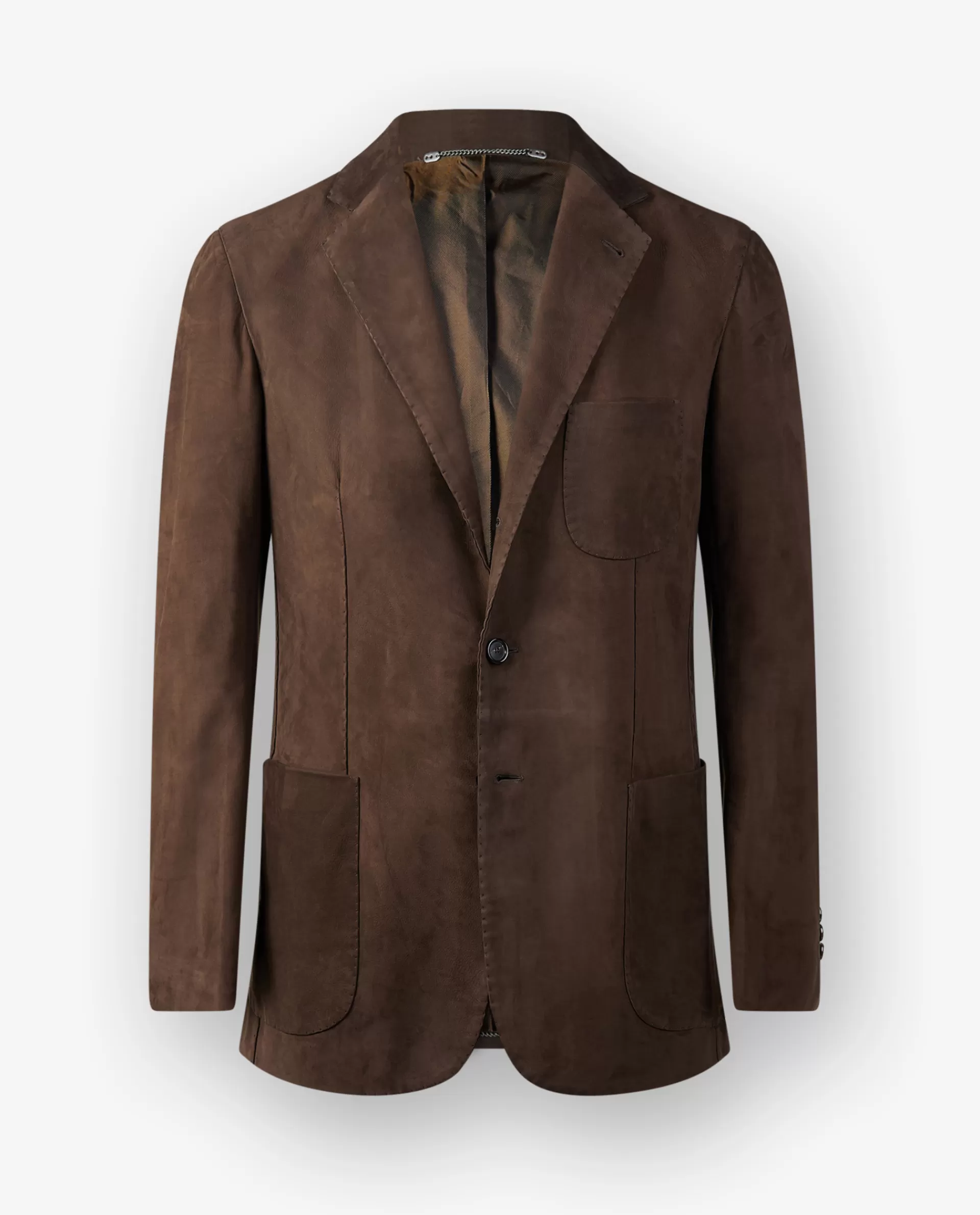Discount Leren Blazer Mannen Jasjes