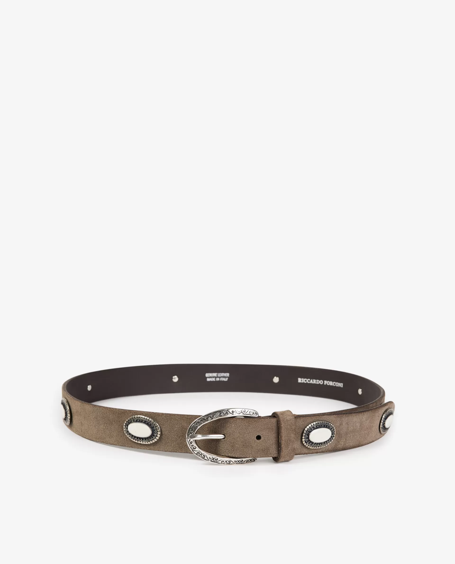 Hot Leren Ceintuur Met Zilveren Accenten Vrouwen Accessoires
