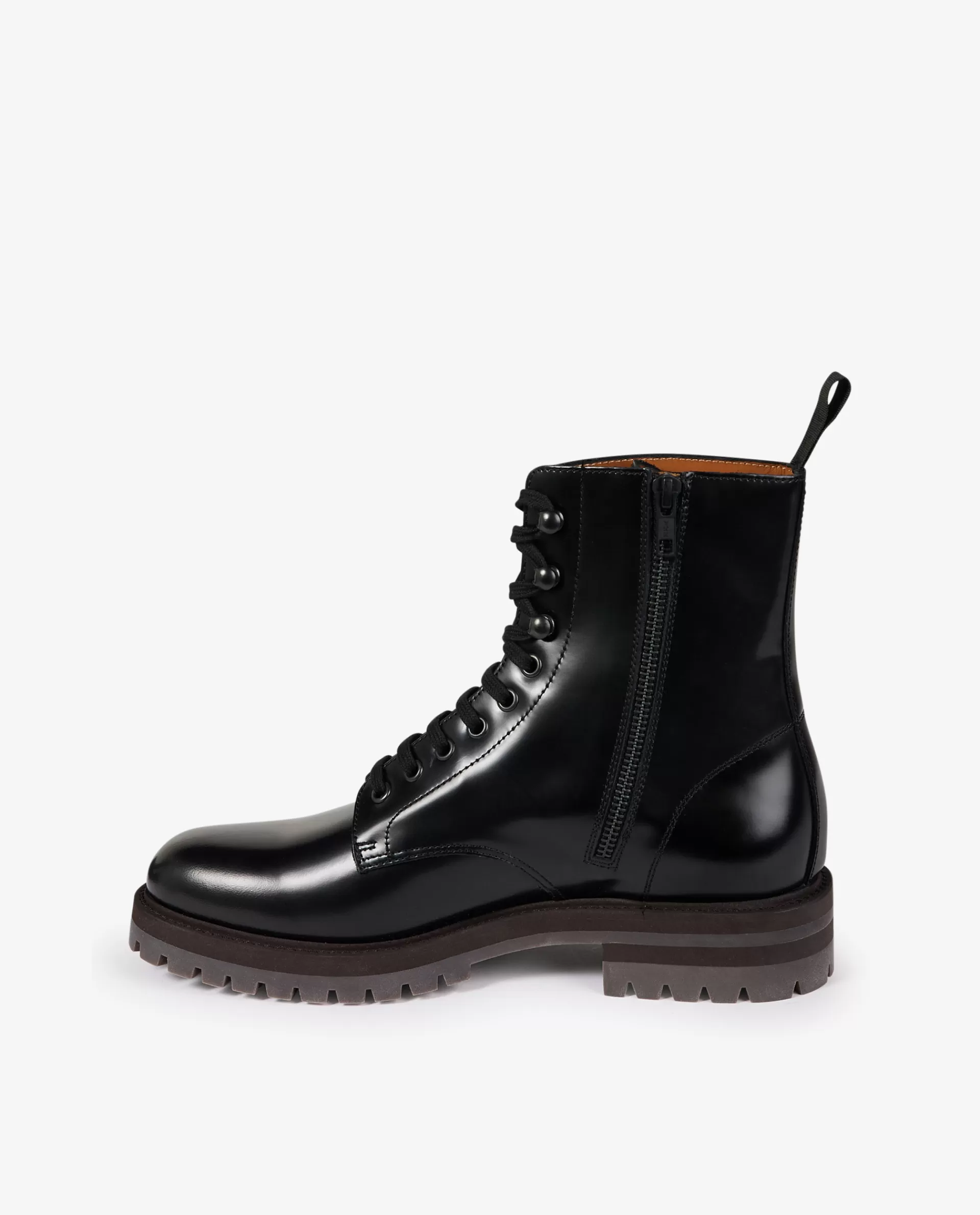Outlet Leren Combat Laarzen Vrouwen Schoenen