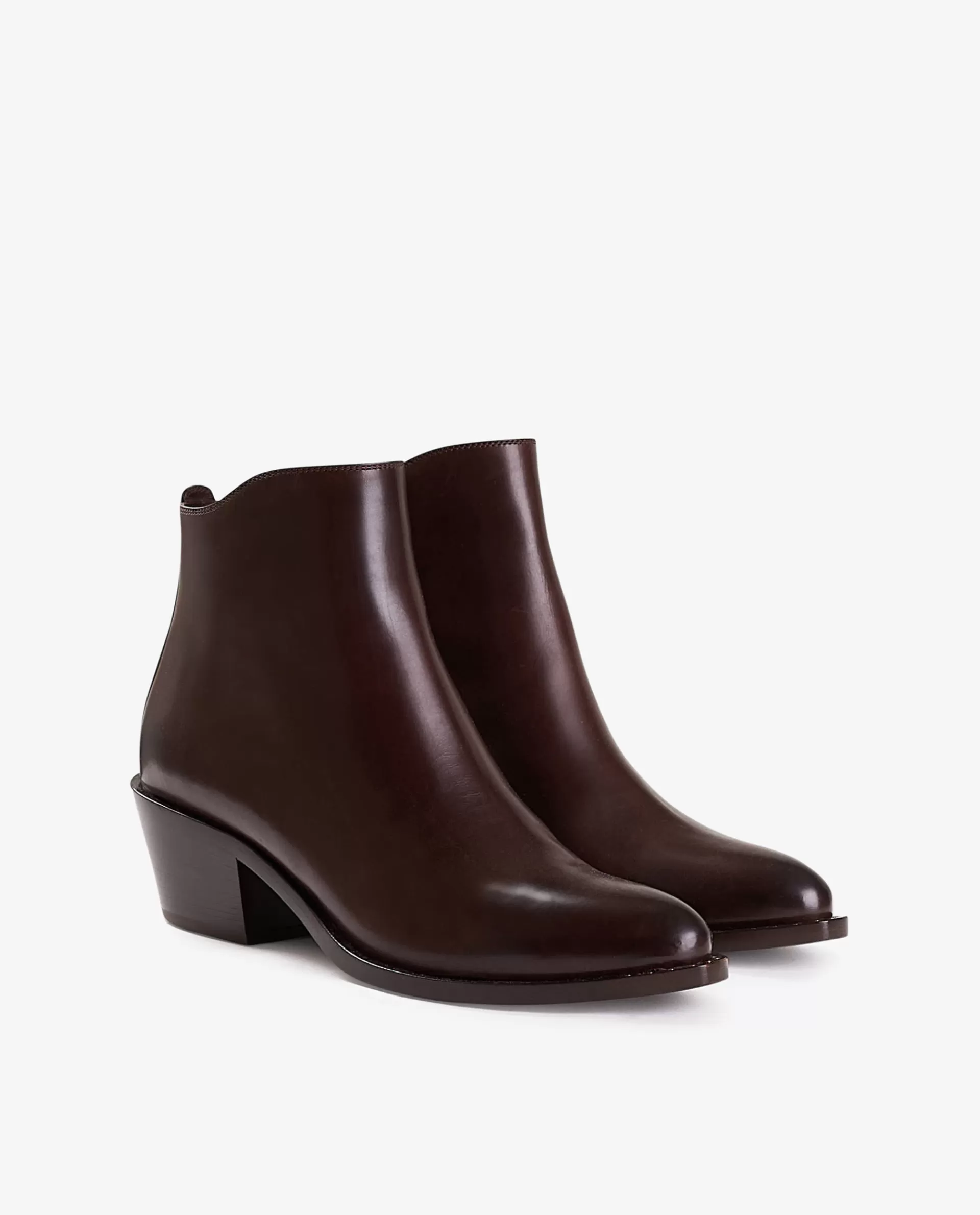 Store Leren Enkellaarzen Vrouwen Schoenen