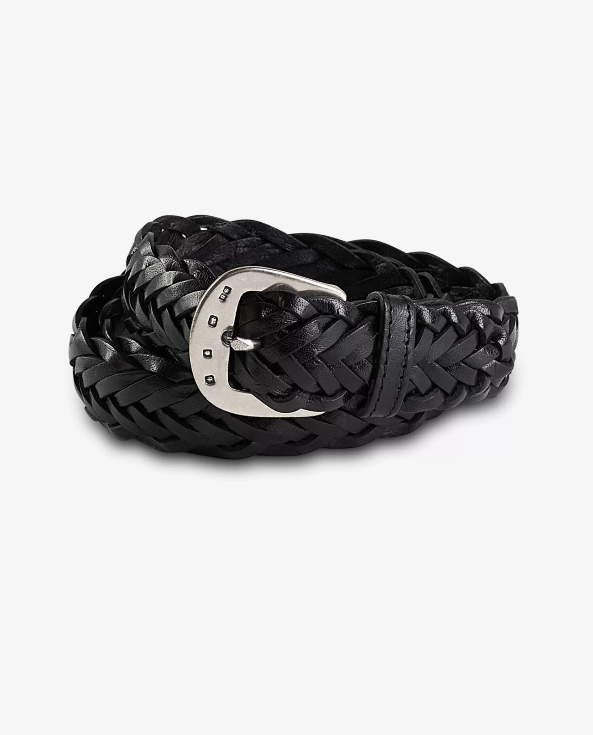 Shop Leren Gevlochten Riem Mannen Riemen