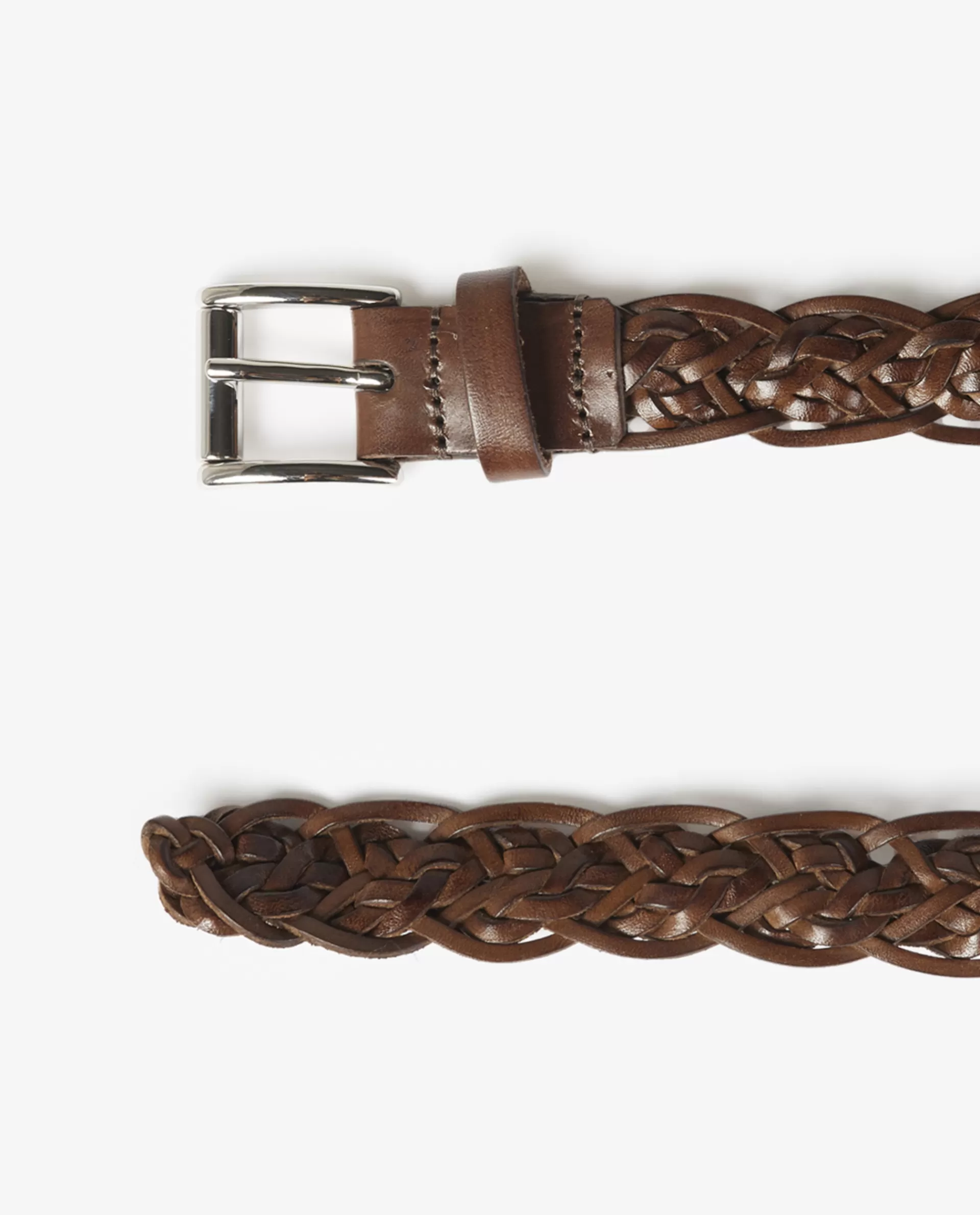 Discount Leren Gevlochten Riem Mannen Riemen