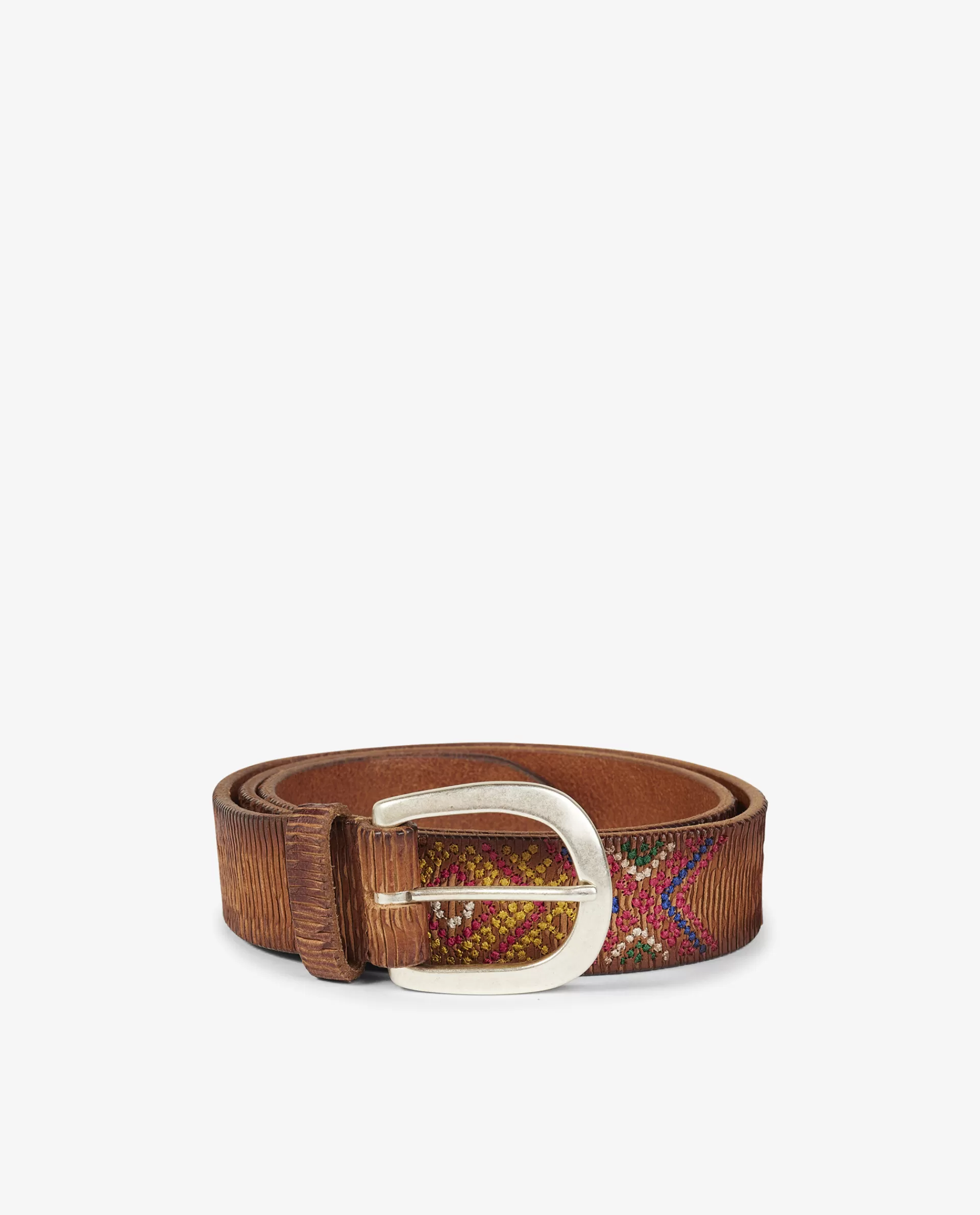New Leren Riem Met Borduursels Vrouwen Accessoires