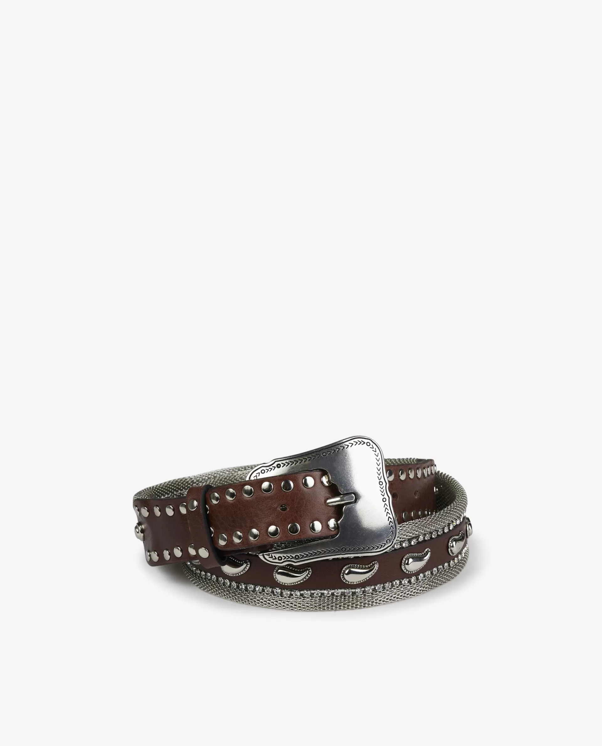 Clearance Leren Riem Met Studs Vrouwen Accessoires