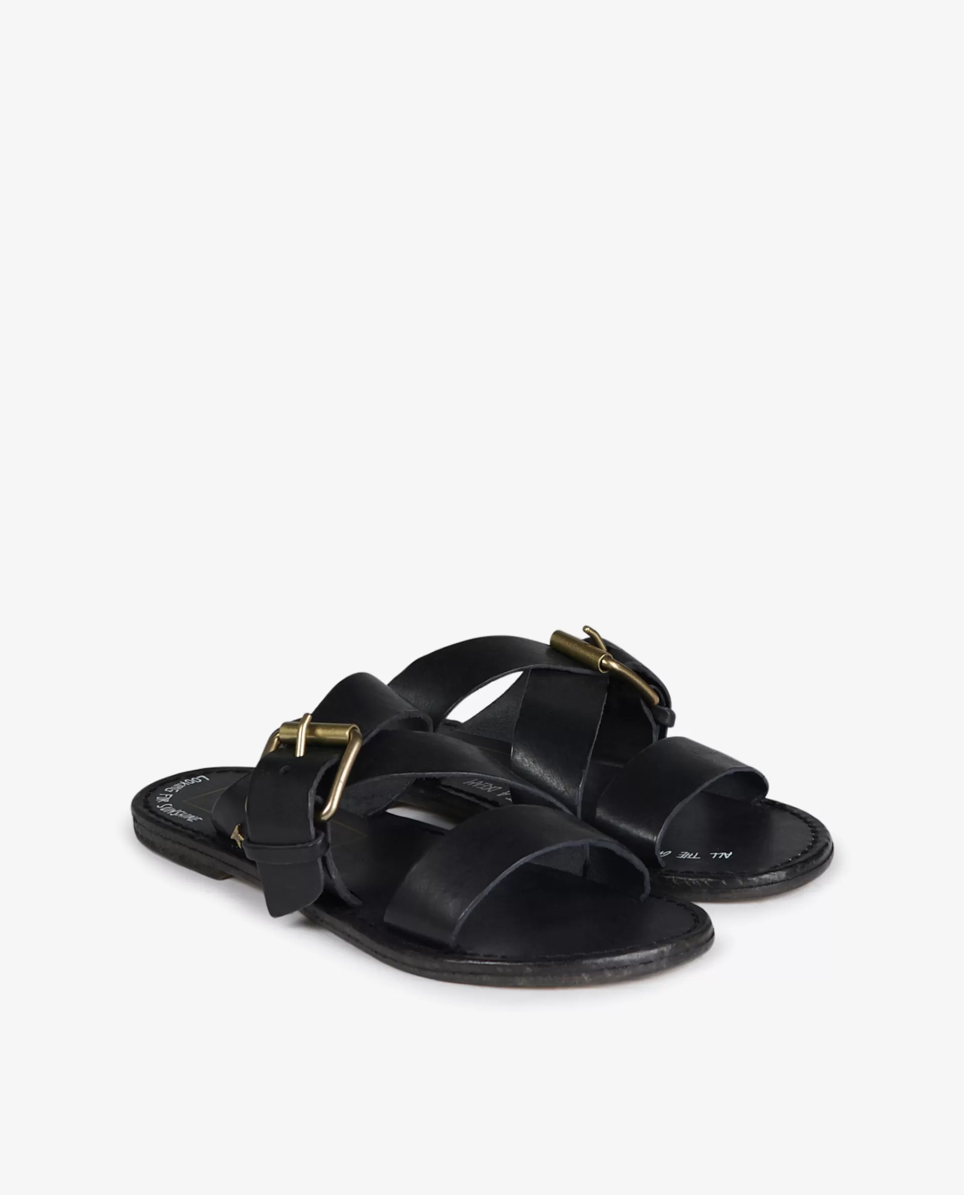 Cheap Leren Sandalen Vrouwen Schoenen