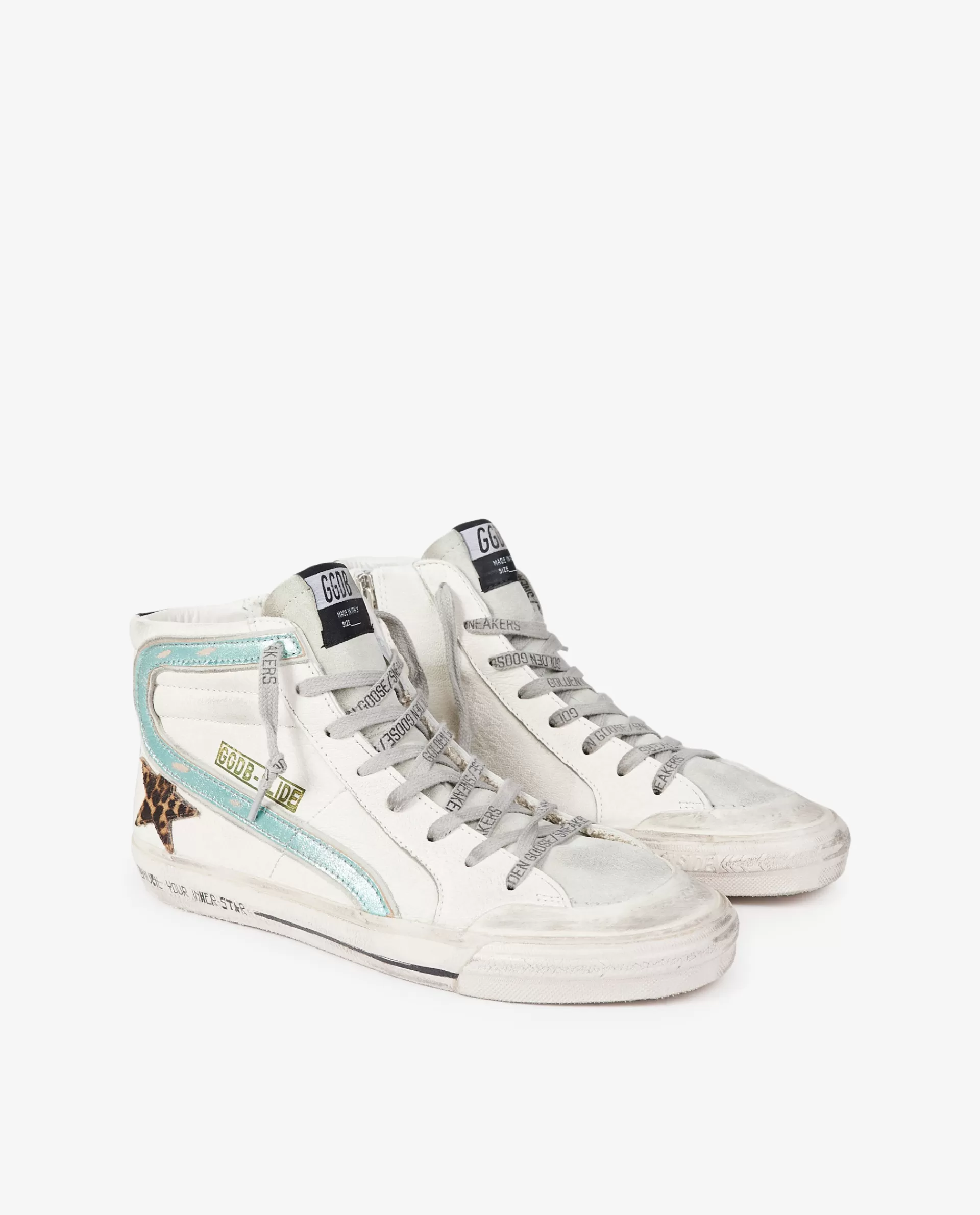 Clearance Leren Slide Sneakers Vrouwen Schoenen